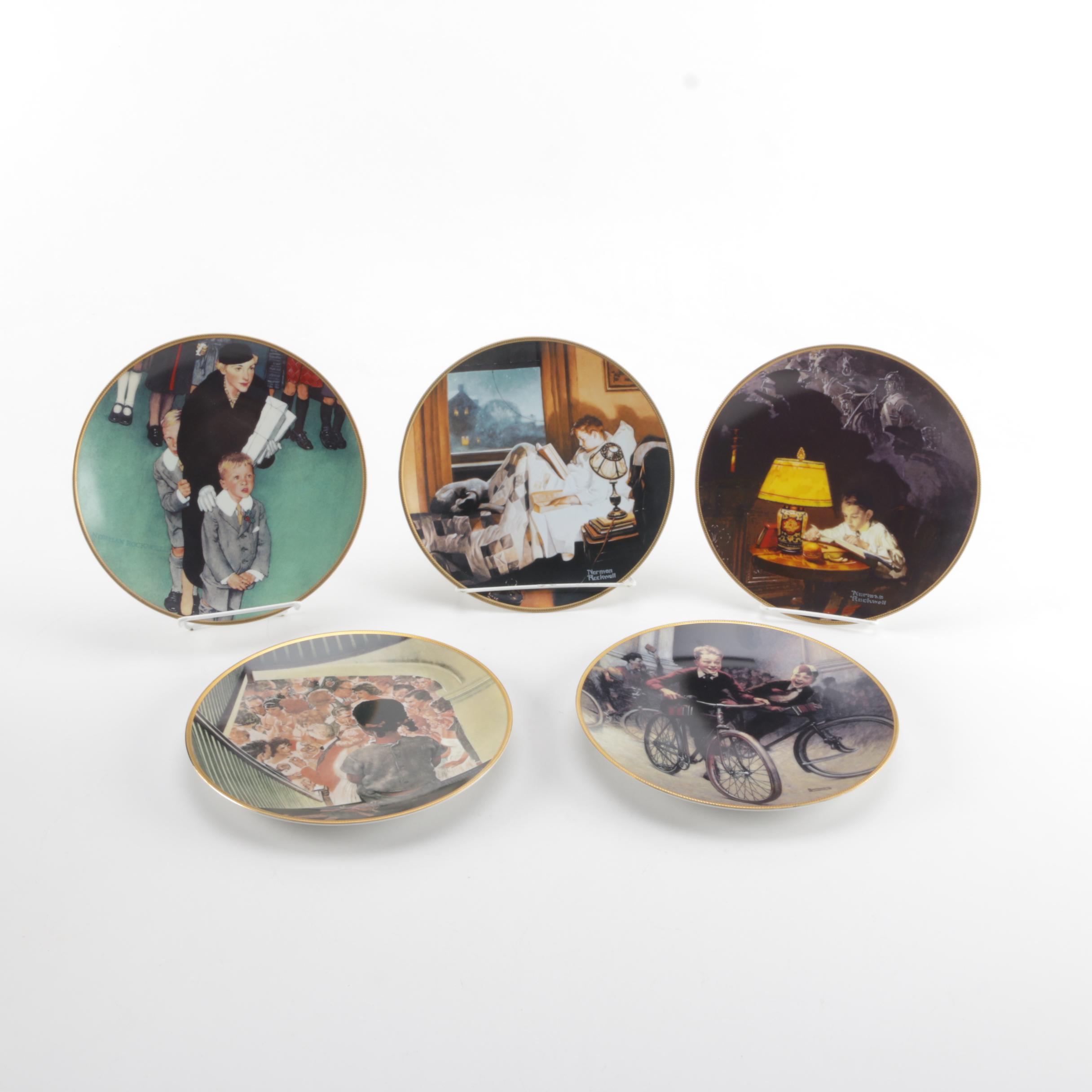Knowles Norman Rockwell "Coming of Age" Collector Decor Plates