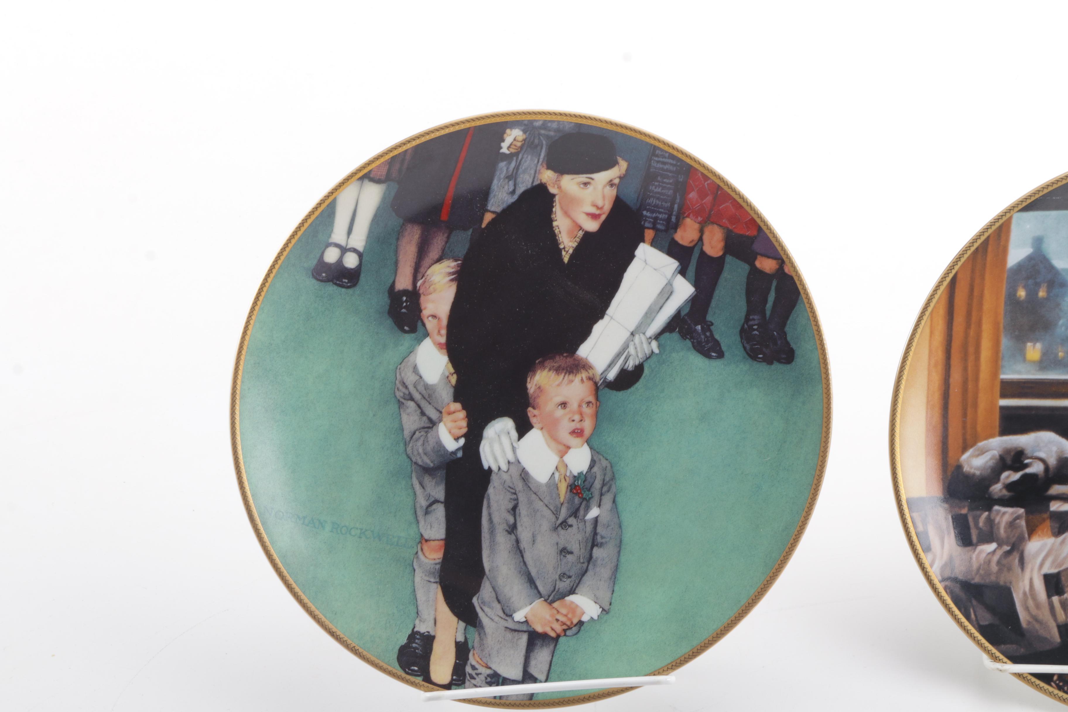 Knowles Norman Rockwell "Coming of Age" Collector Decor Plates