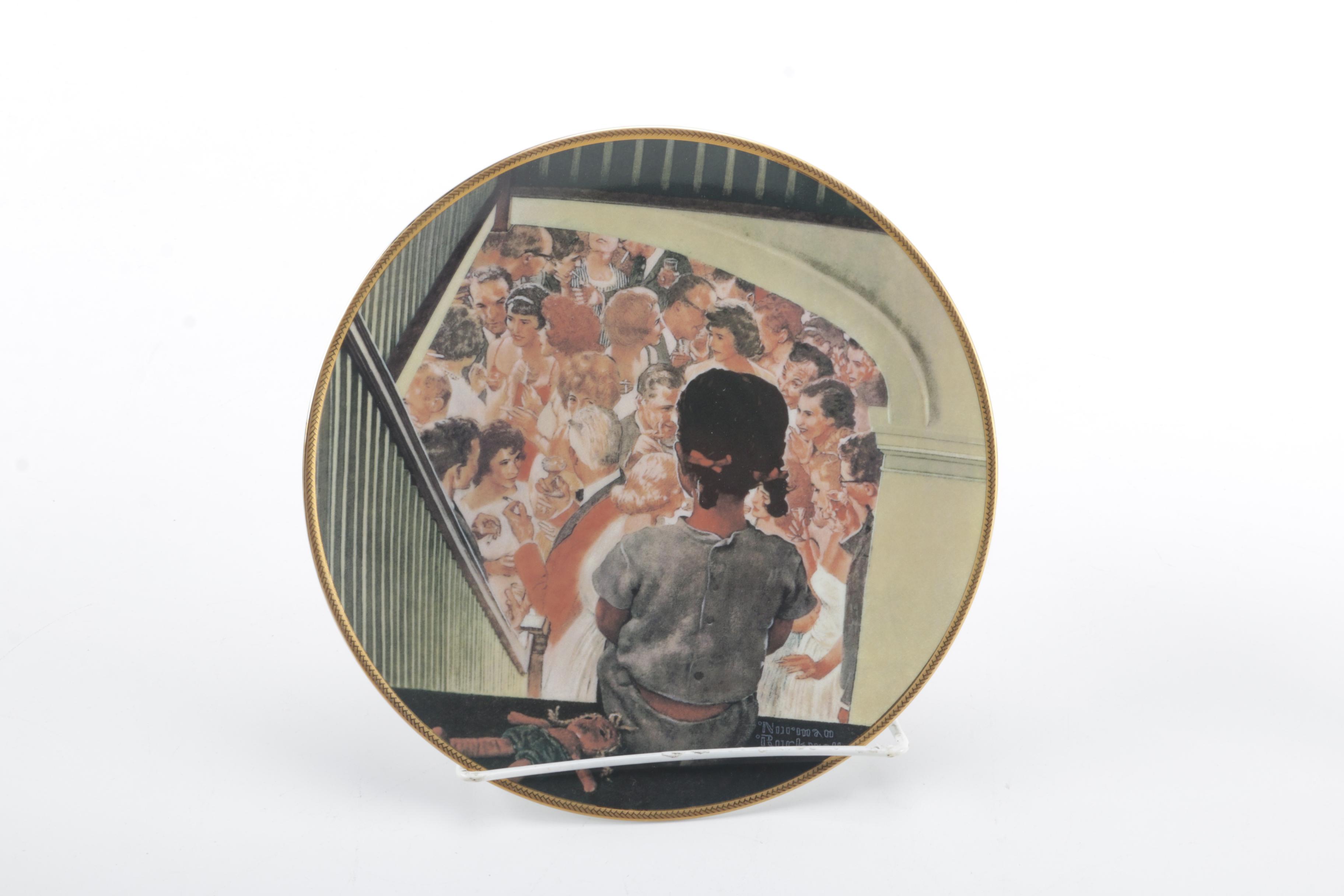 Knowles Norman Rockwell "Coming of Age" Collector Decor Plates