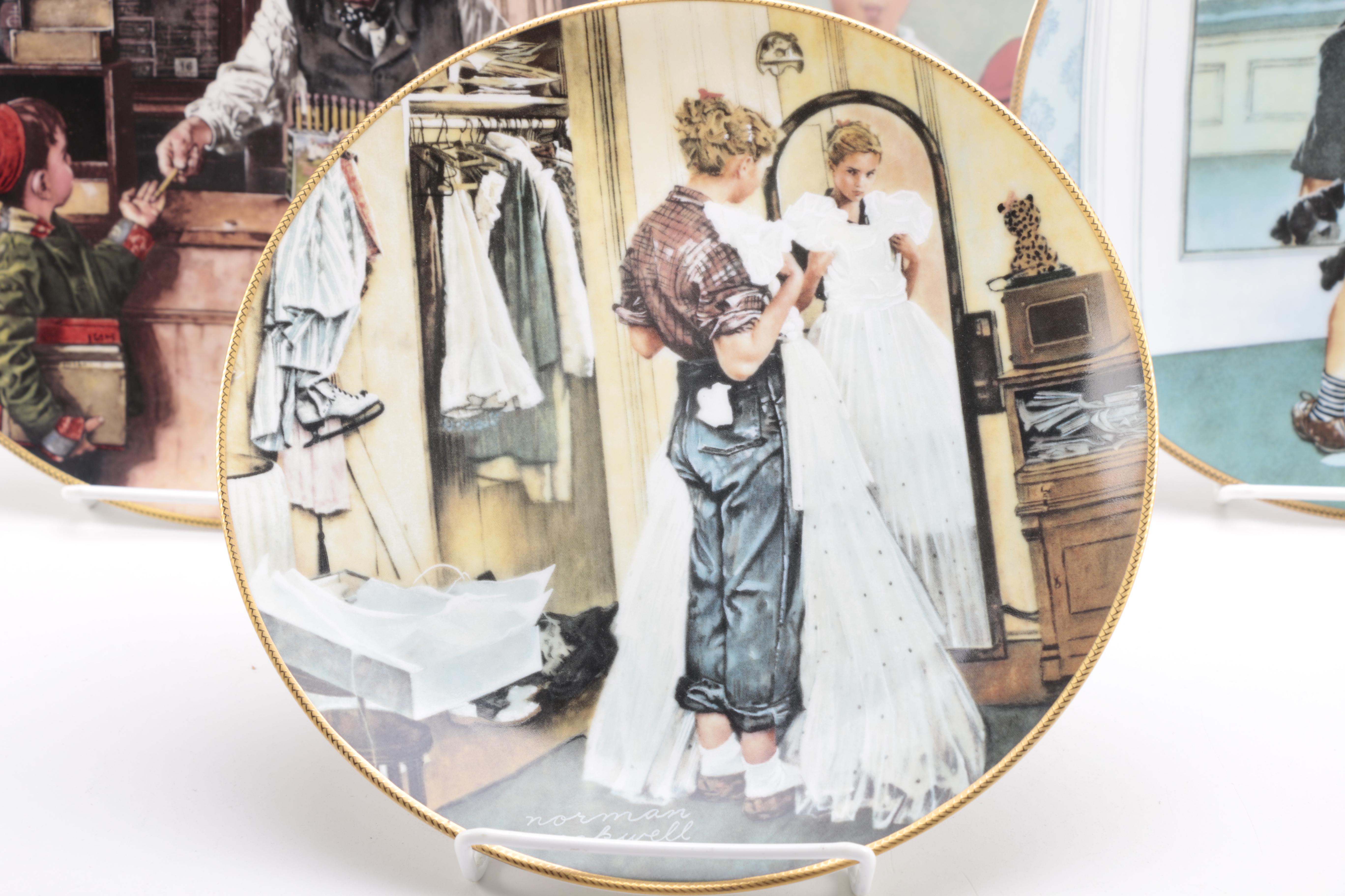 Knowles Norman Rockwell "Coming of Age" Plates