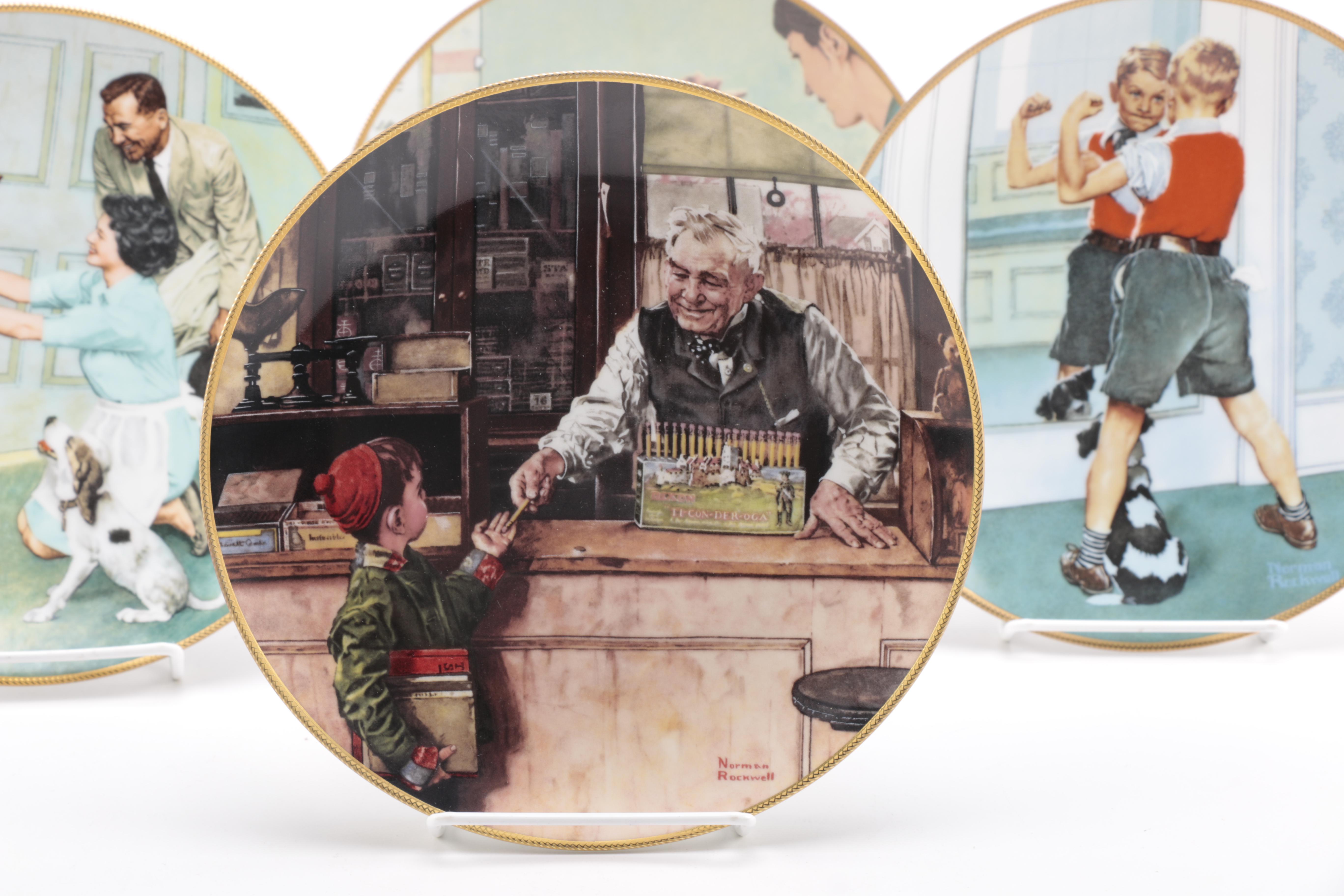 Knowles Norman Rockwell "Coming of Age" Plates