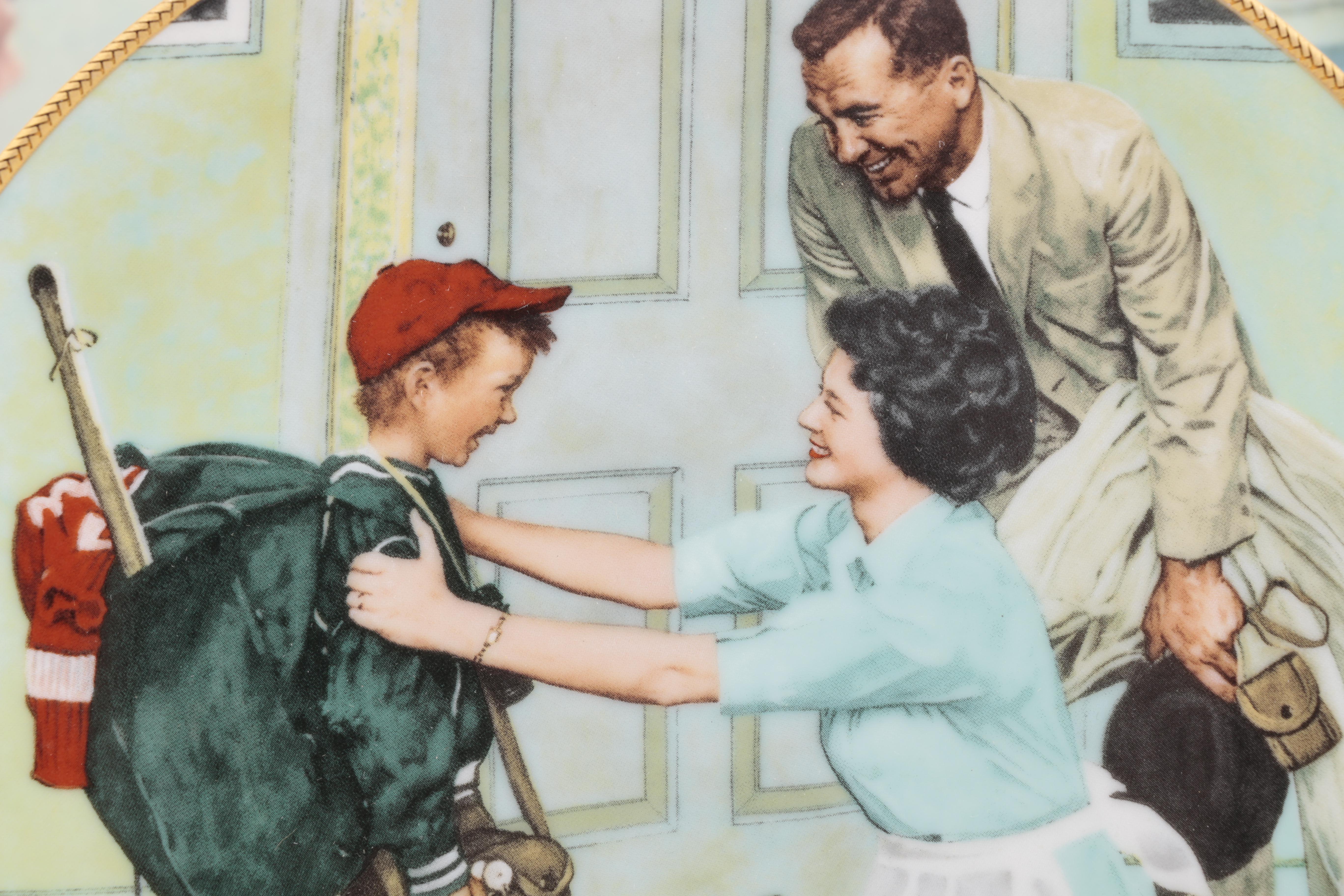Knowles Norman Rockwell "Coming of Age" Plates