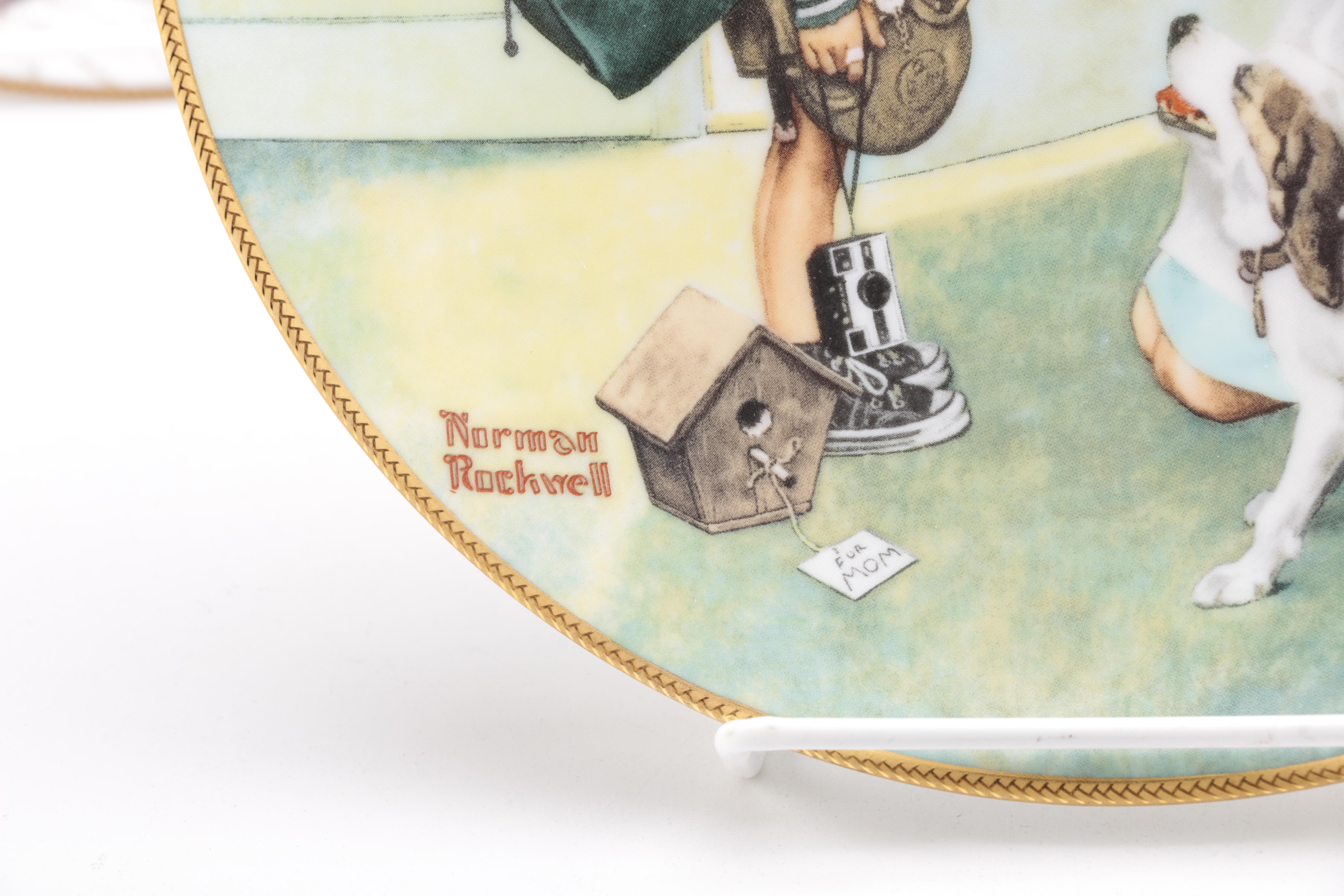 Knowles Norman Rockwell "Coming of Age" Plates