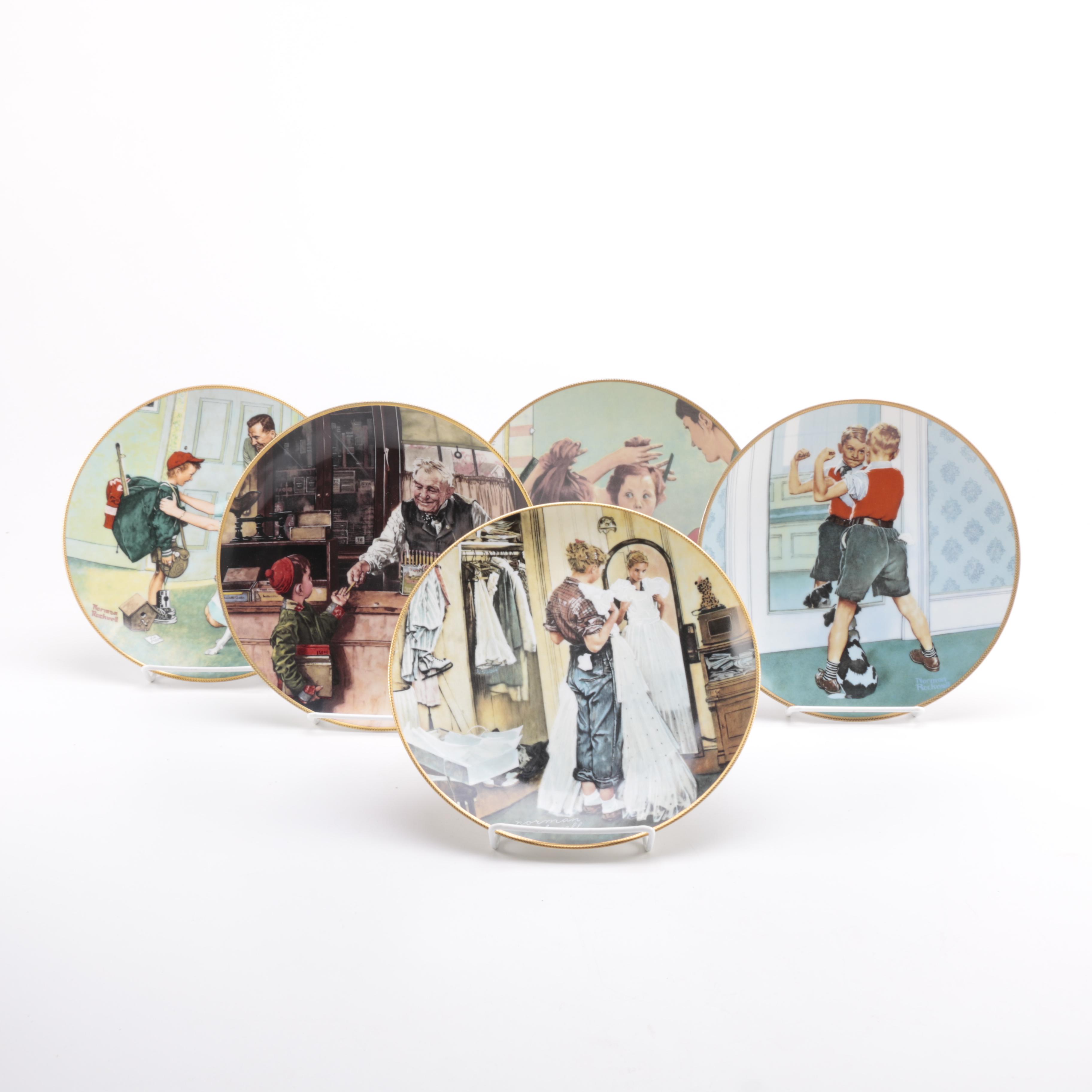 Knowles Norman Rockwell "Coming of Age" Plates