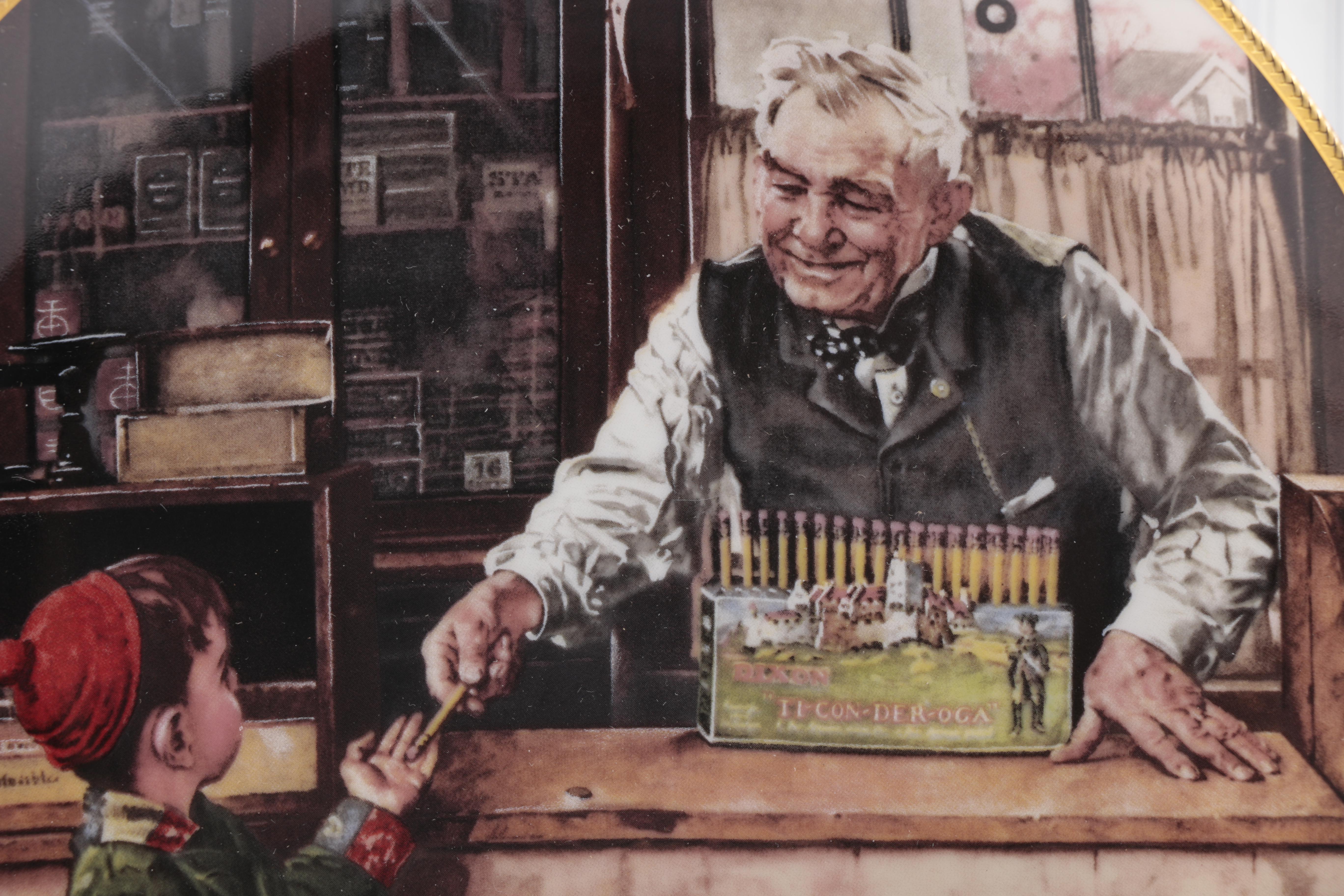 Knowles Norman Rockwell "Coming of Age" Plates