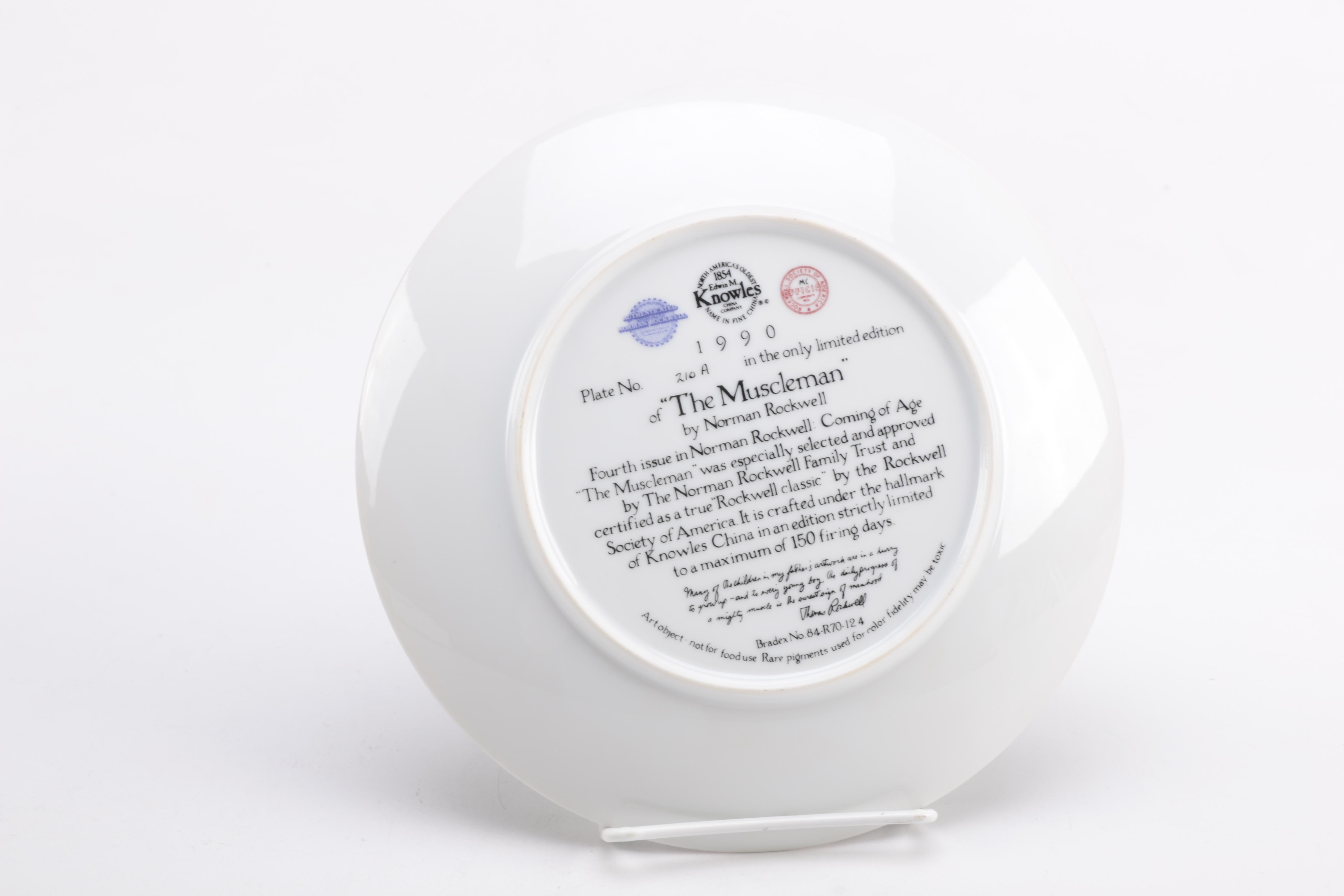 Knowles Norman Rockwell "Coming of Age" Plates