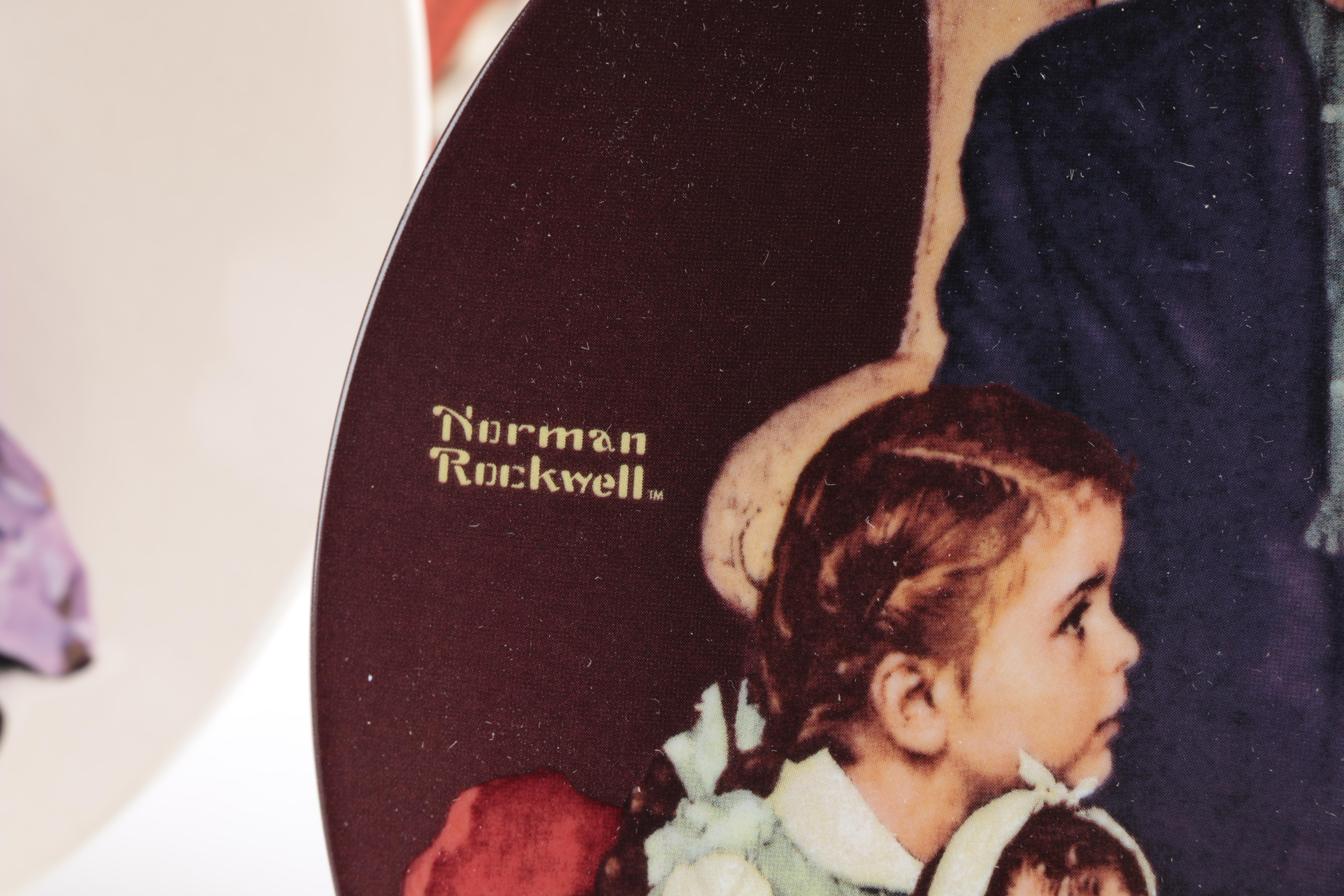 Collection of Norman Rockwell Heritage Plates