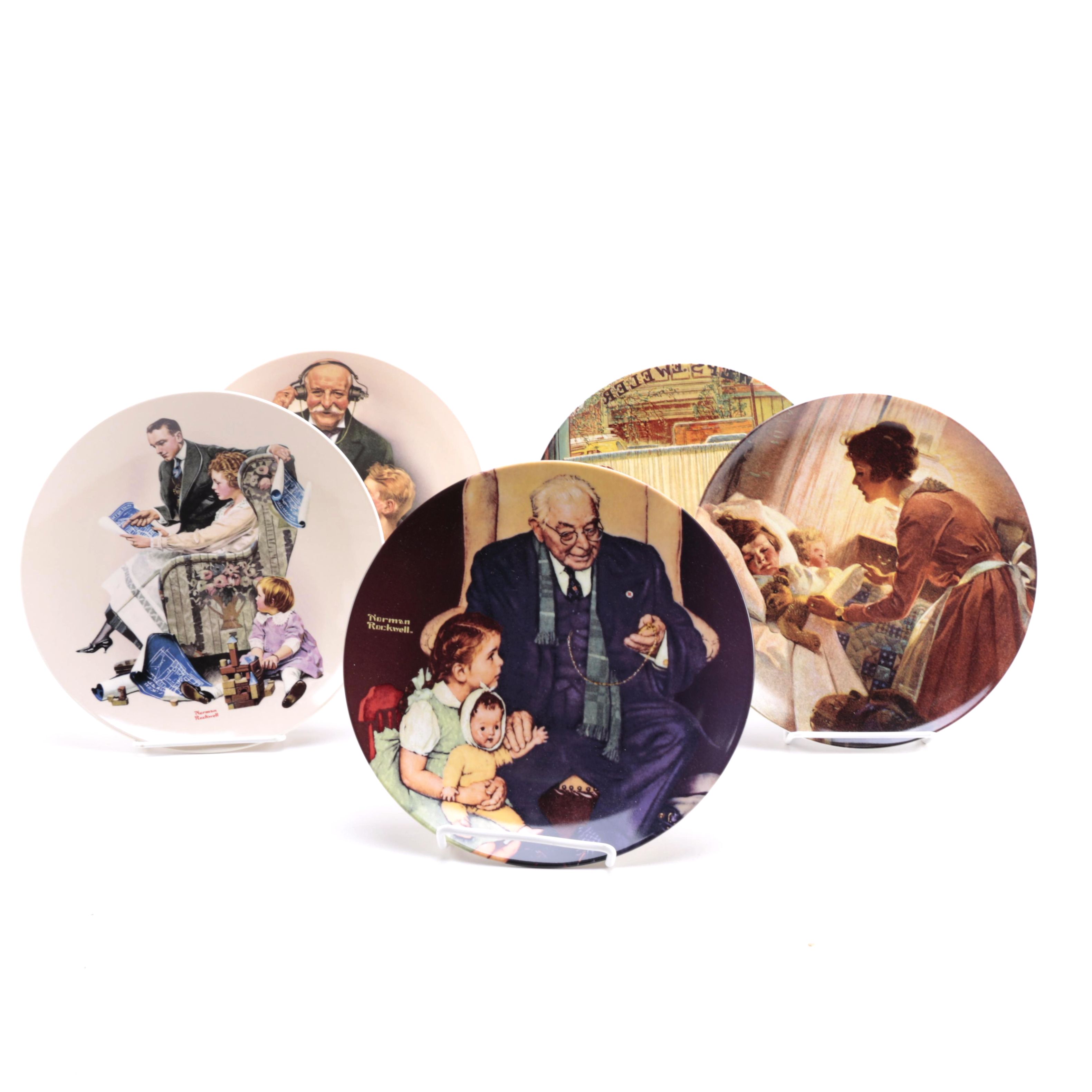 Collection of Norman Rockwell Heritage Plates