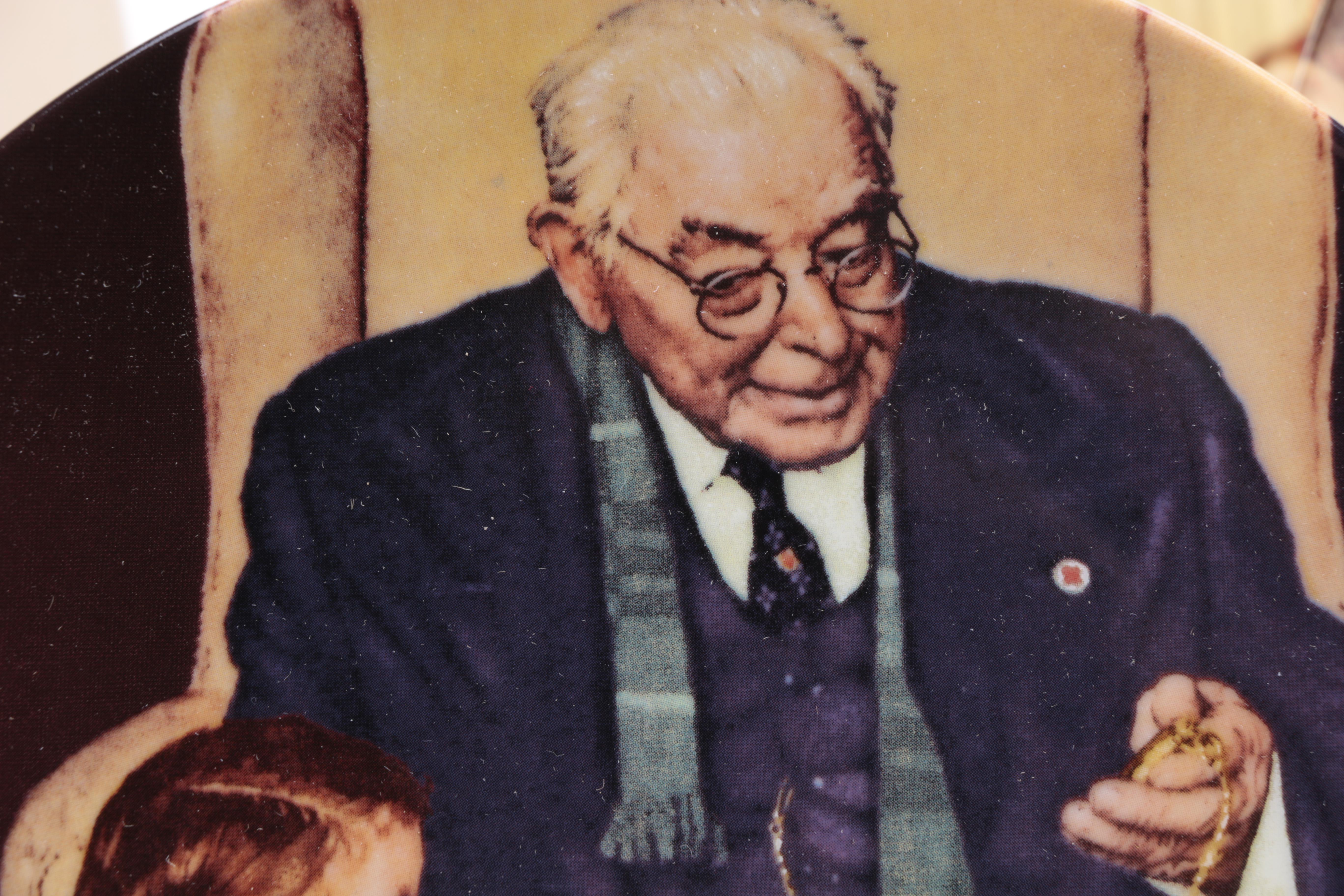 Collection of Norman Rockwell Heritage Plates