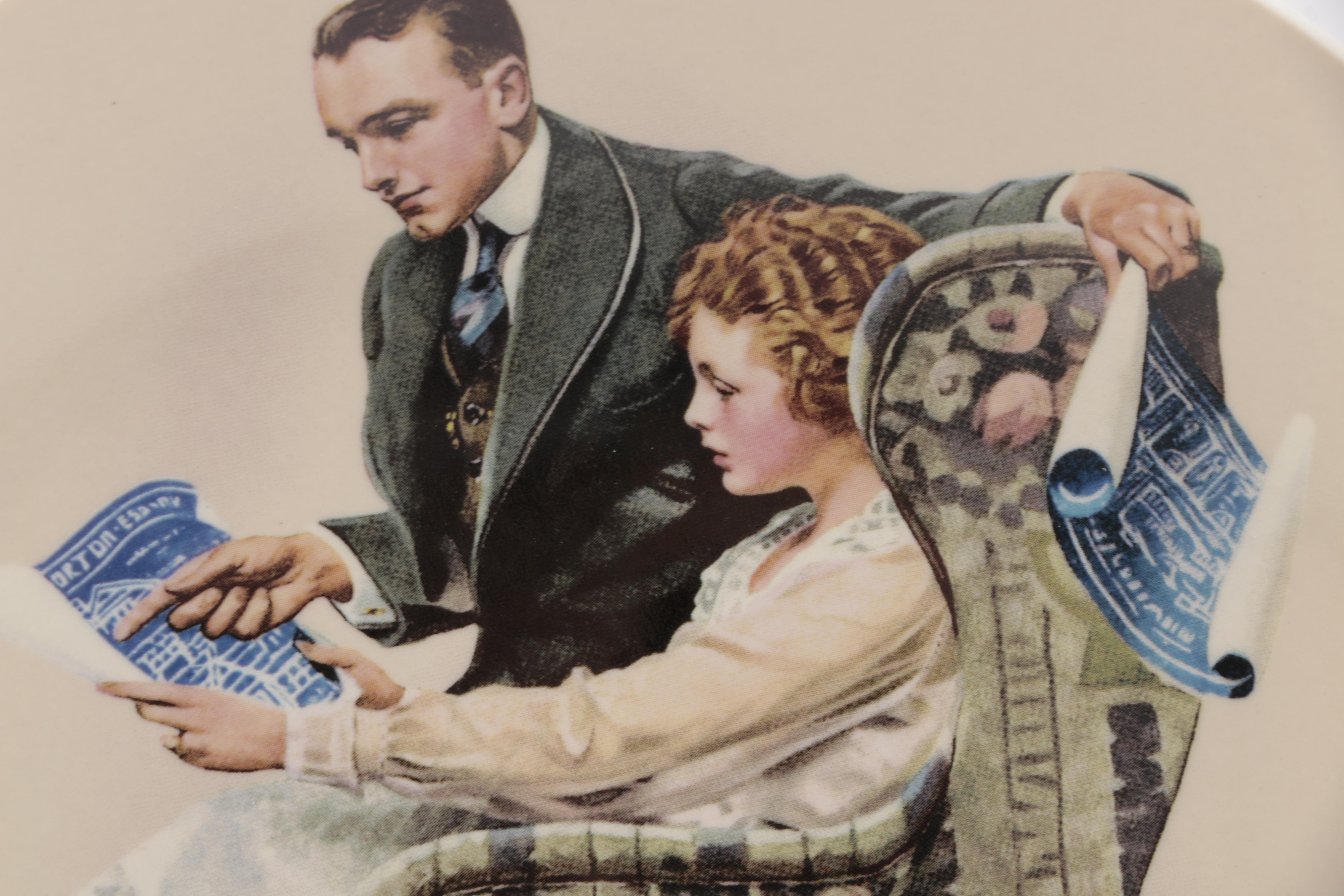 Collection of Norman Rockwell Heritage Plates