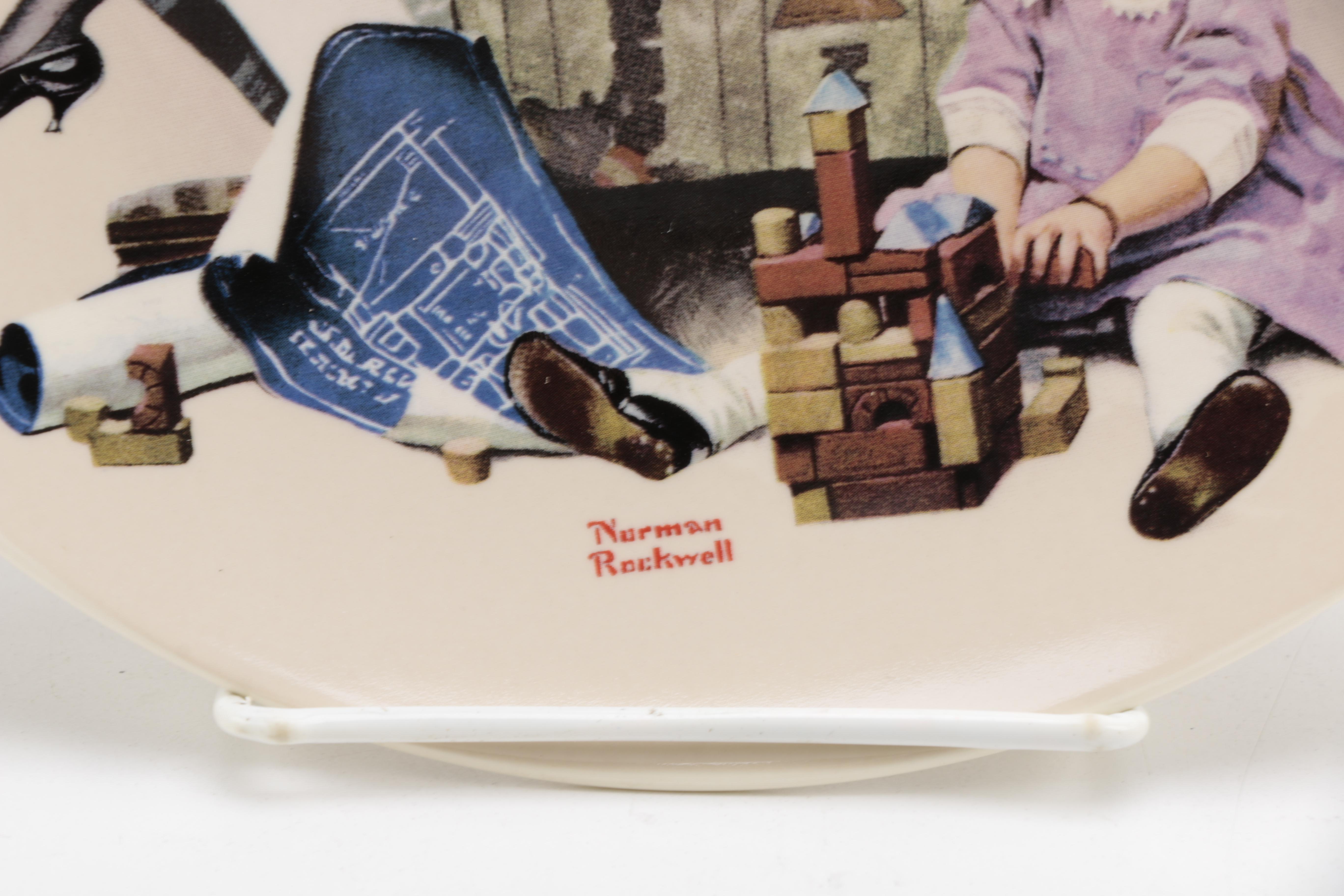 Collection of Norman Rockwell Heritage Plates