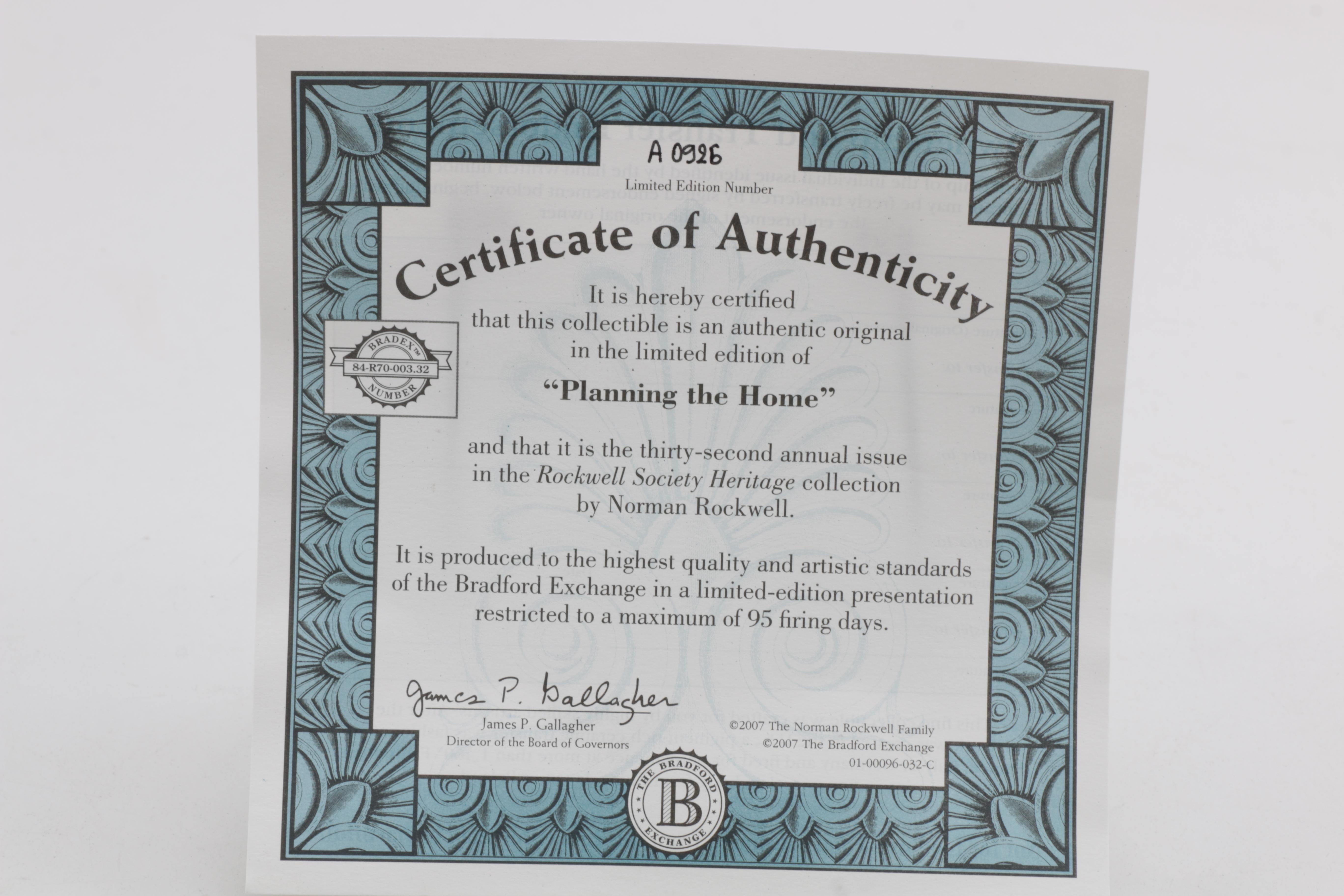 Collection of Norman Rockwell Heritage Plates