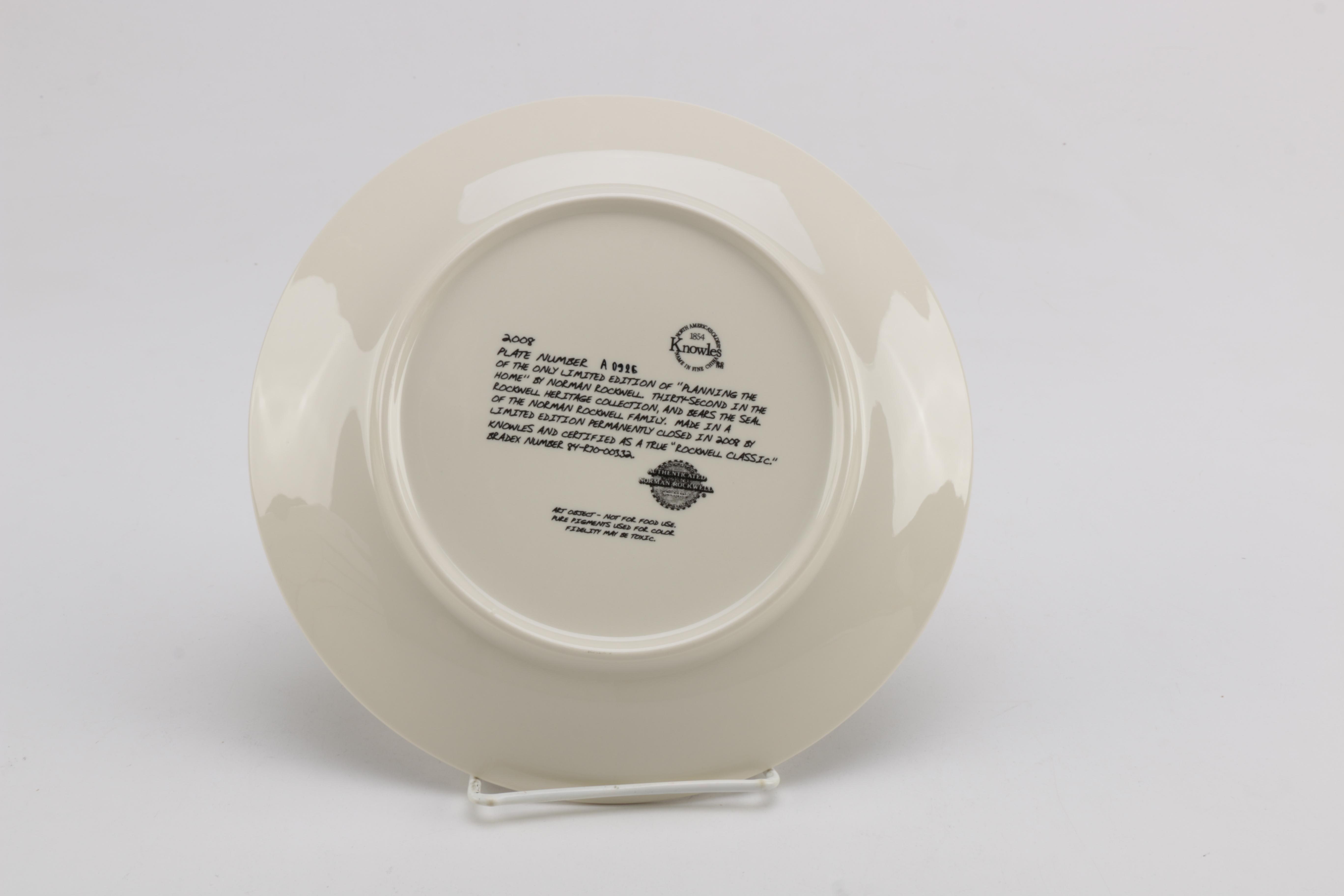 Collection of Norman Rockwell Heritage Plates