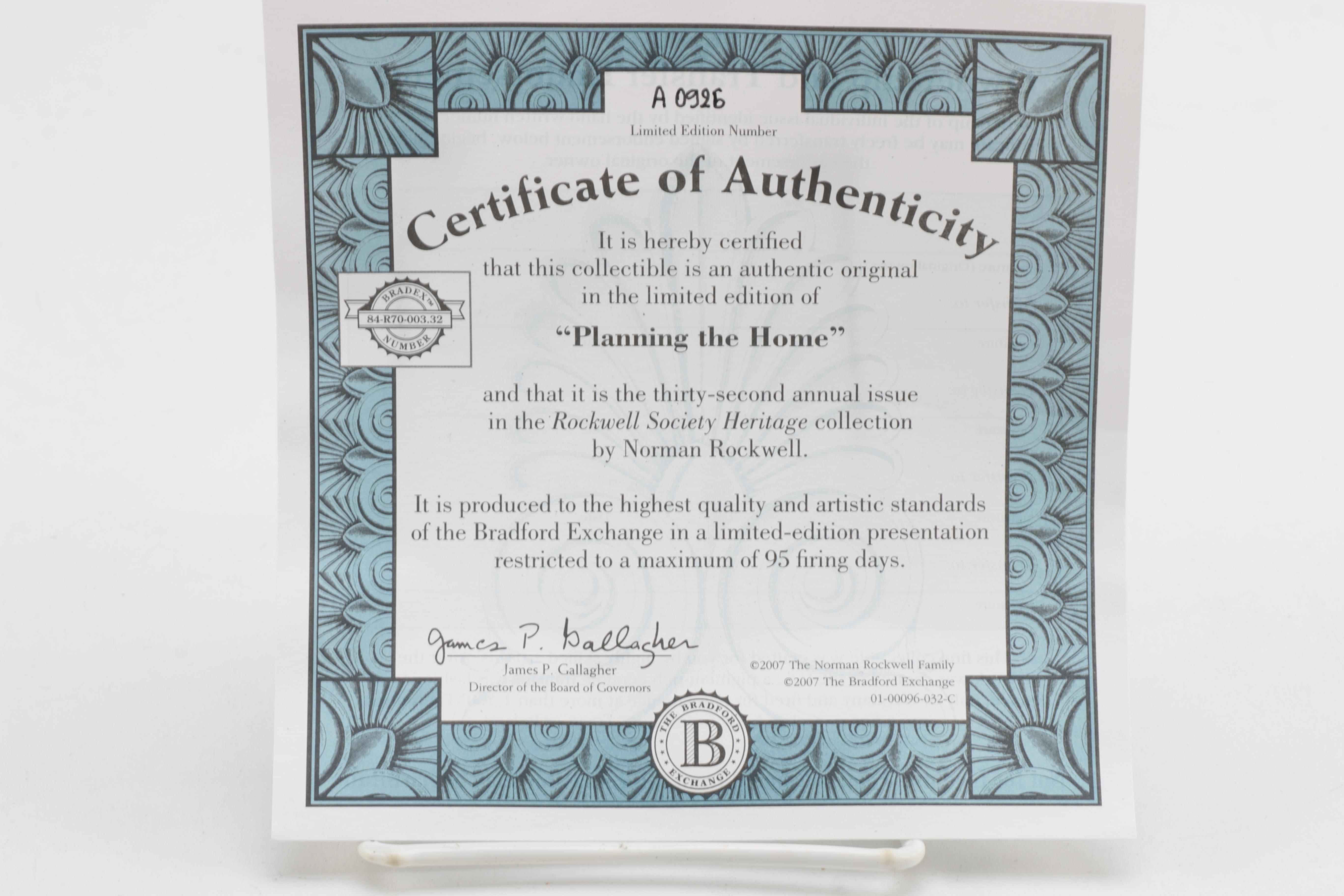 Collection of Norman Rockwell Heritage Plates