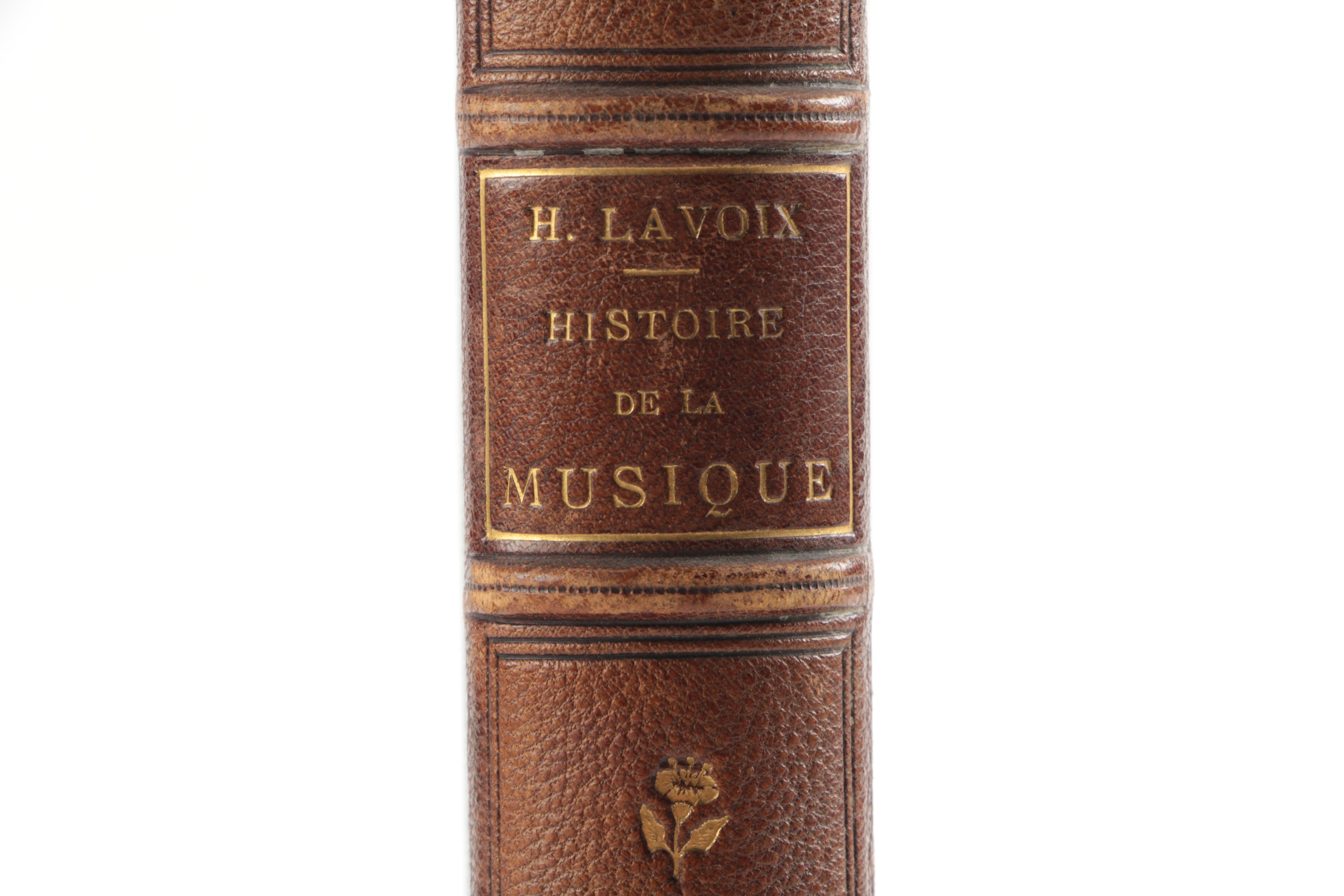French Translation New Edition "Histoire De La Musique" by H.Lavoix