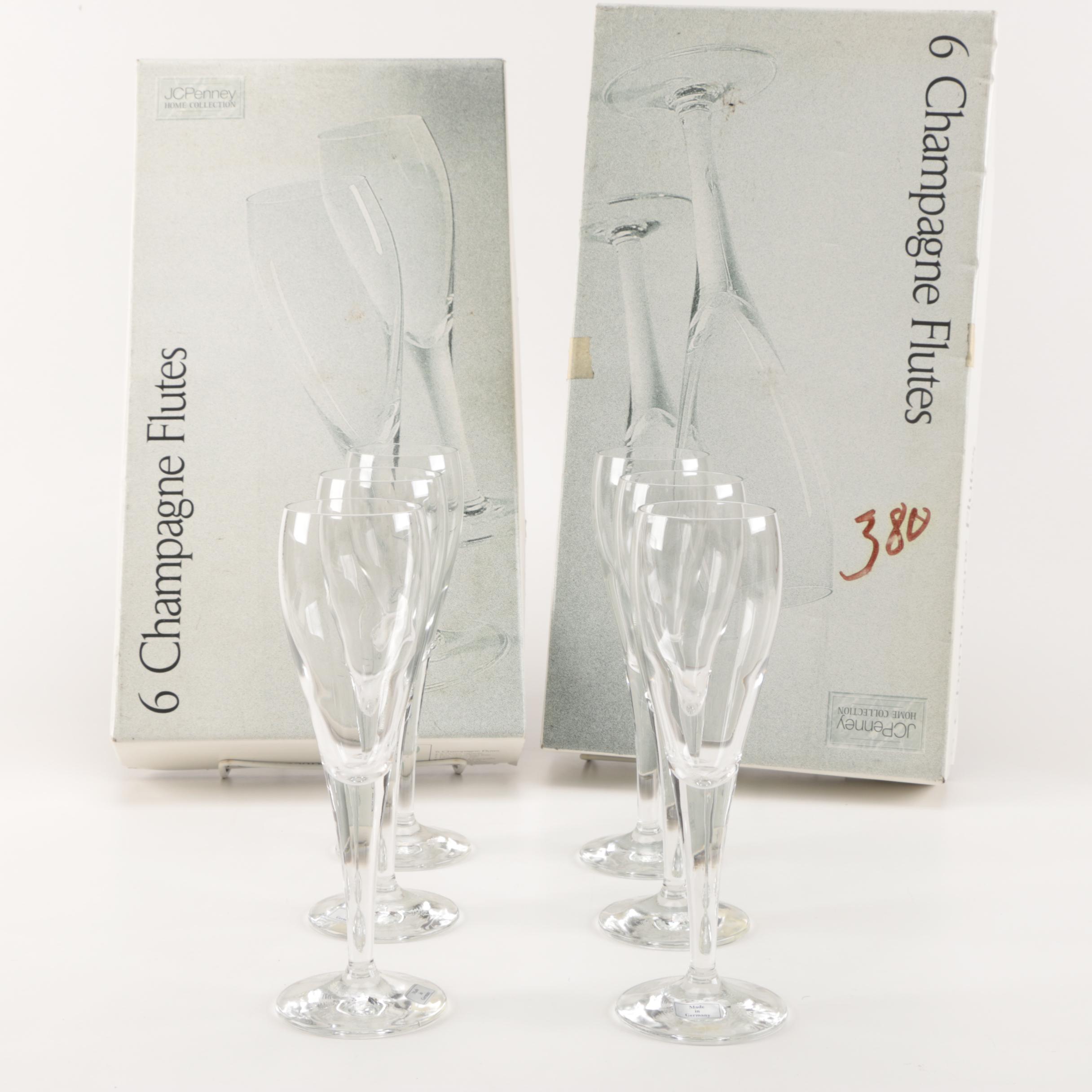JCPenney Home Collection Champagne Flutes
