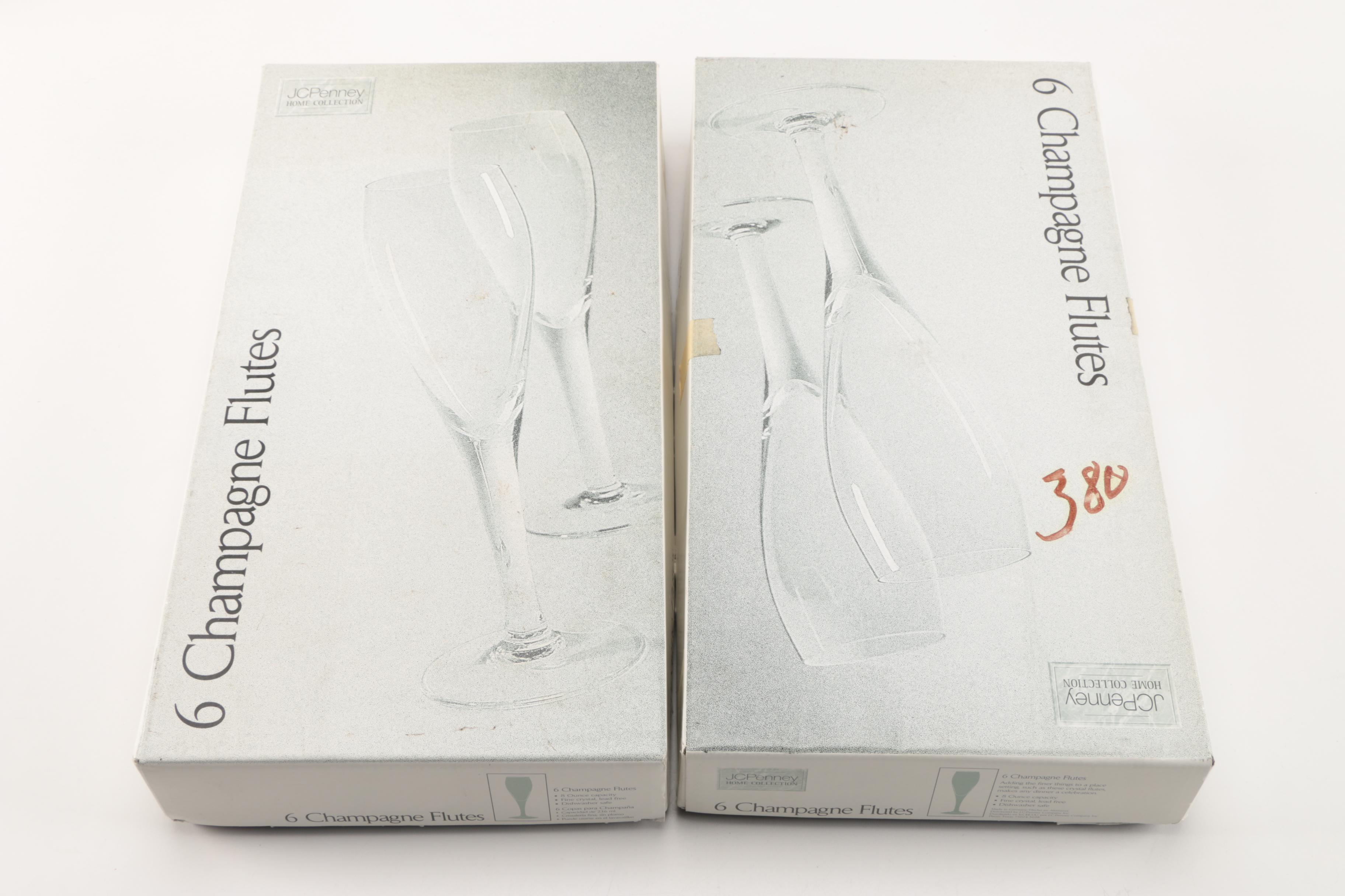 JCPenney Home Collection Champagne Flutes