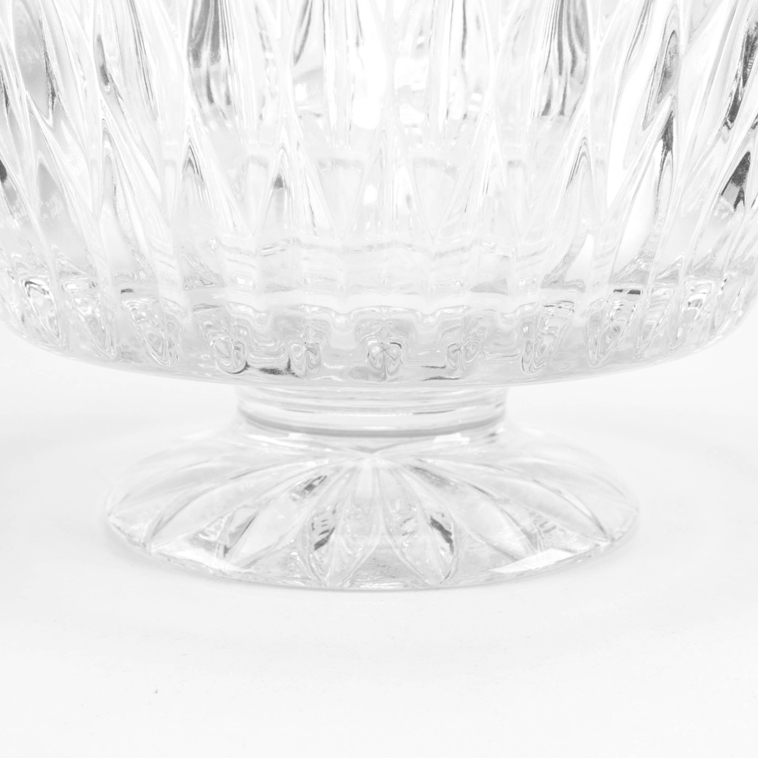 Two Crystal Bowls Including Block