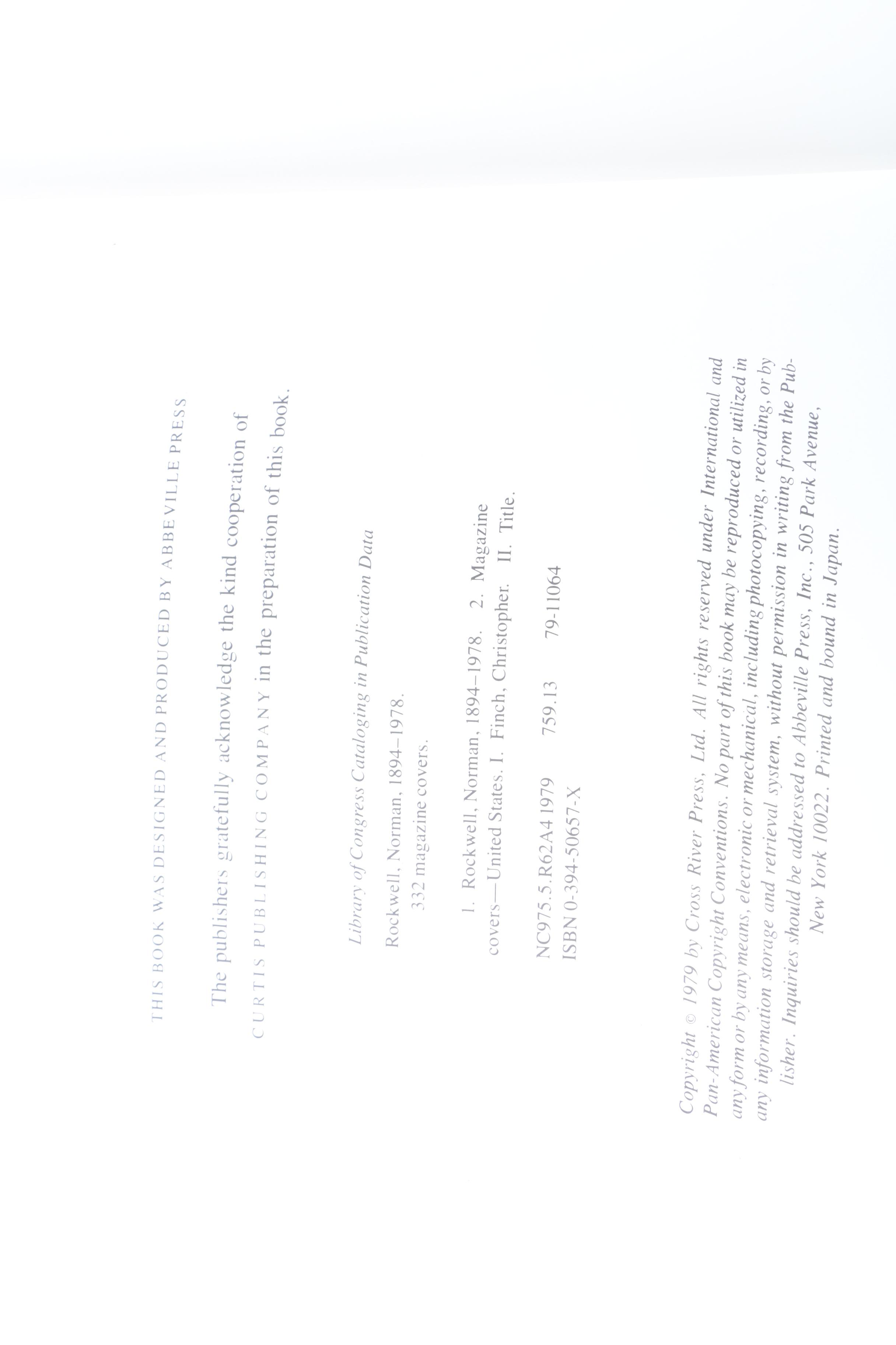 1979 "Norman Rockwell: 332 Magazine Covers" Art Book