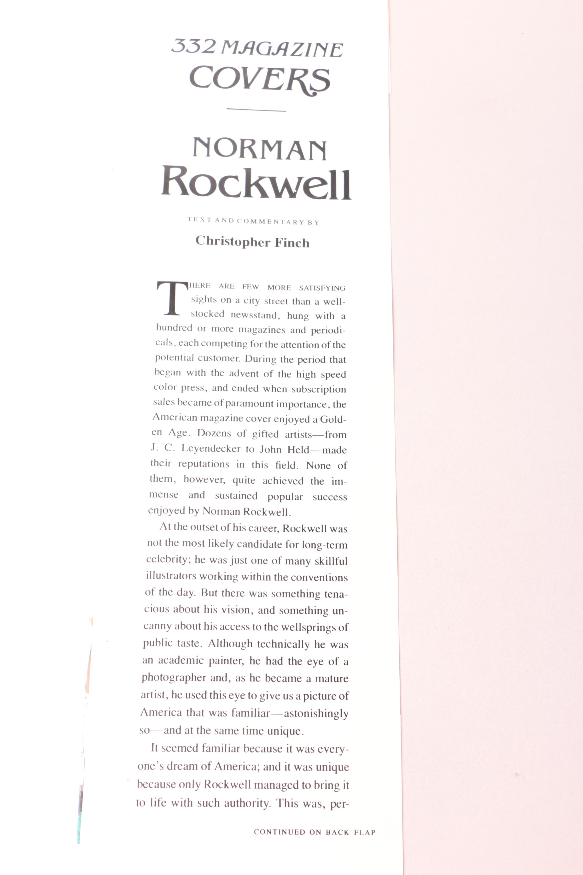 1979 "Norman Rockwell: 332 Magazine Covers" Art Book