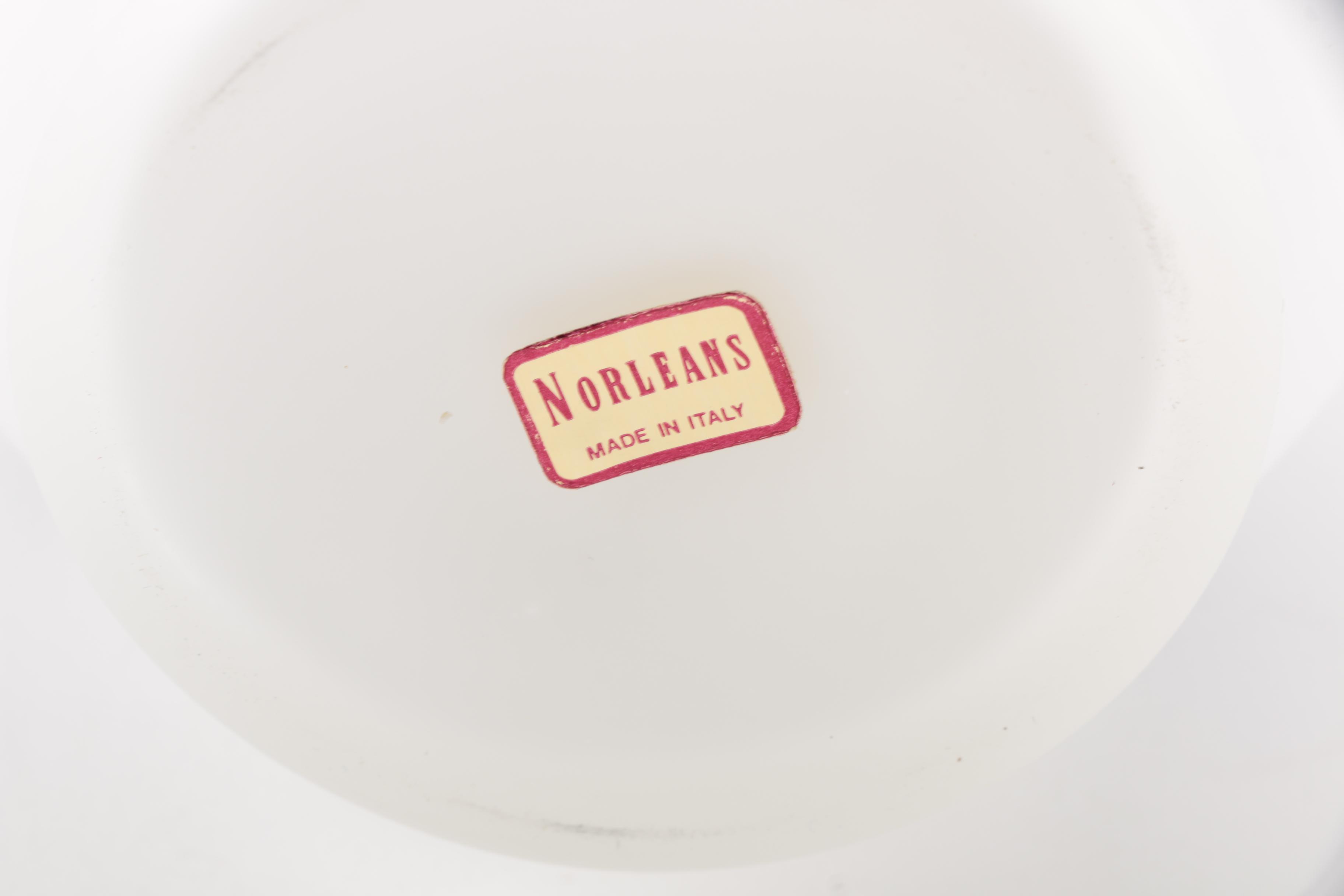 Vintage Haeger Pottery Vase and Norleans Glass Vase