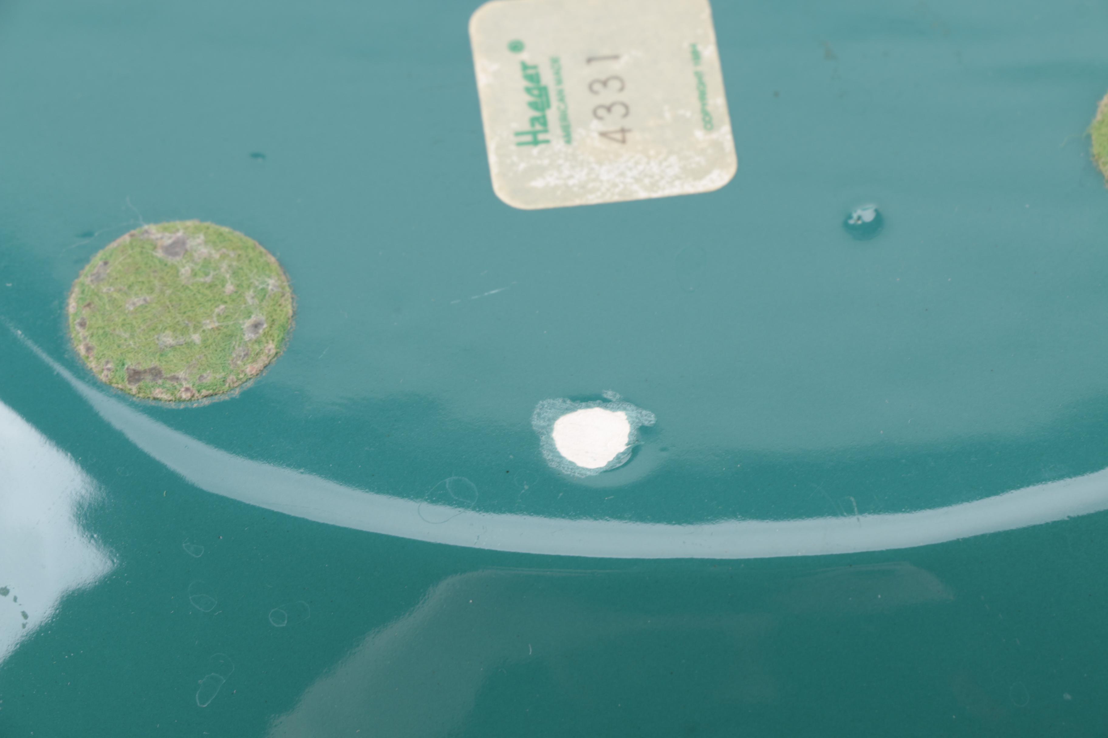 Vintage Haeger Pottery Vase and Norleans Glass Vase