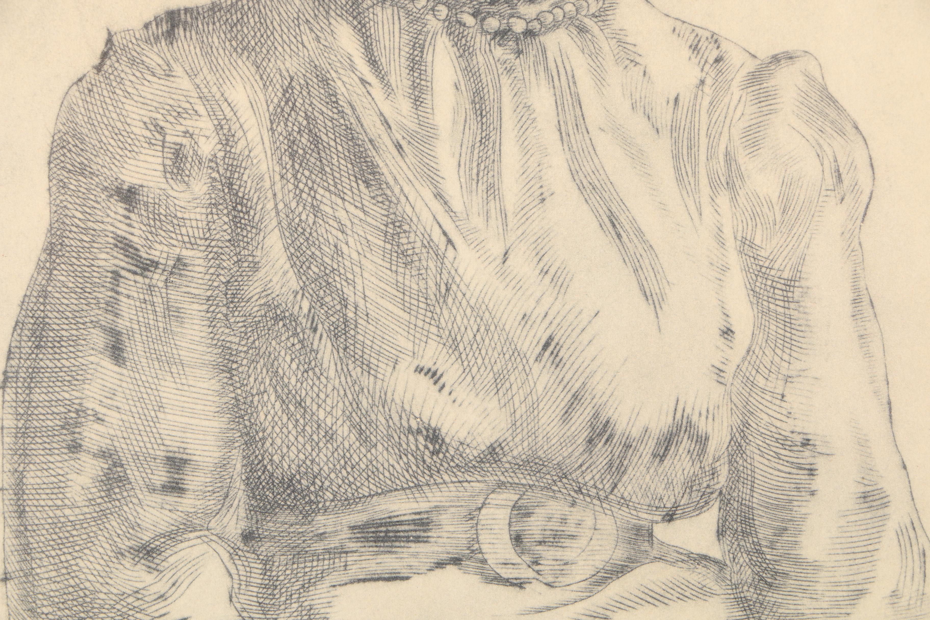 After Reginald Marsh Offset Lithograph "Felicia"