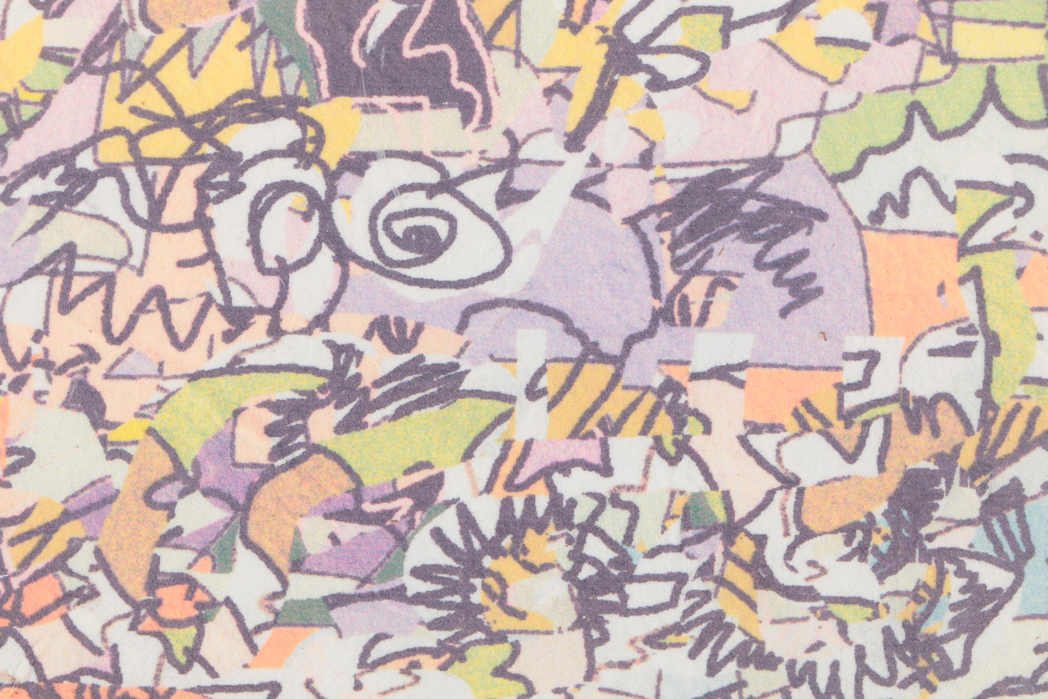 Giclee on Paper of an Abstract Scene