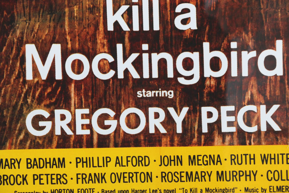 Giclee on Paper Poster "To Kill a Mockingbird by Gregory Peck"