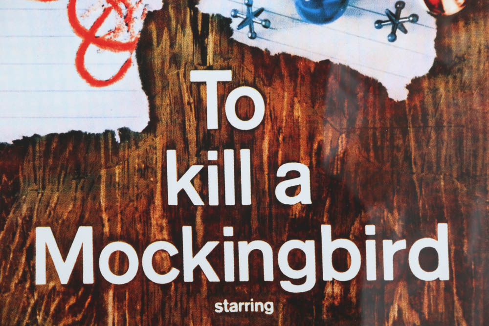 Giclee on Paper Poster "To Kill a Mockingbird by Gregory Peck"