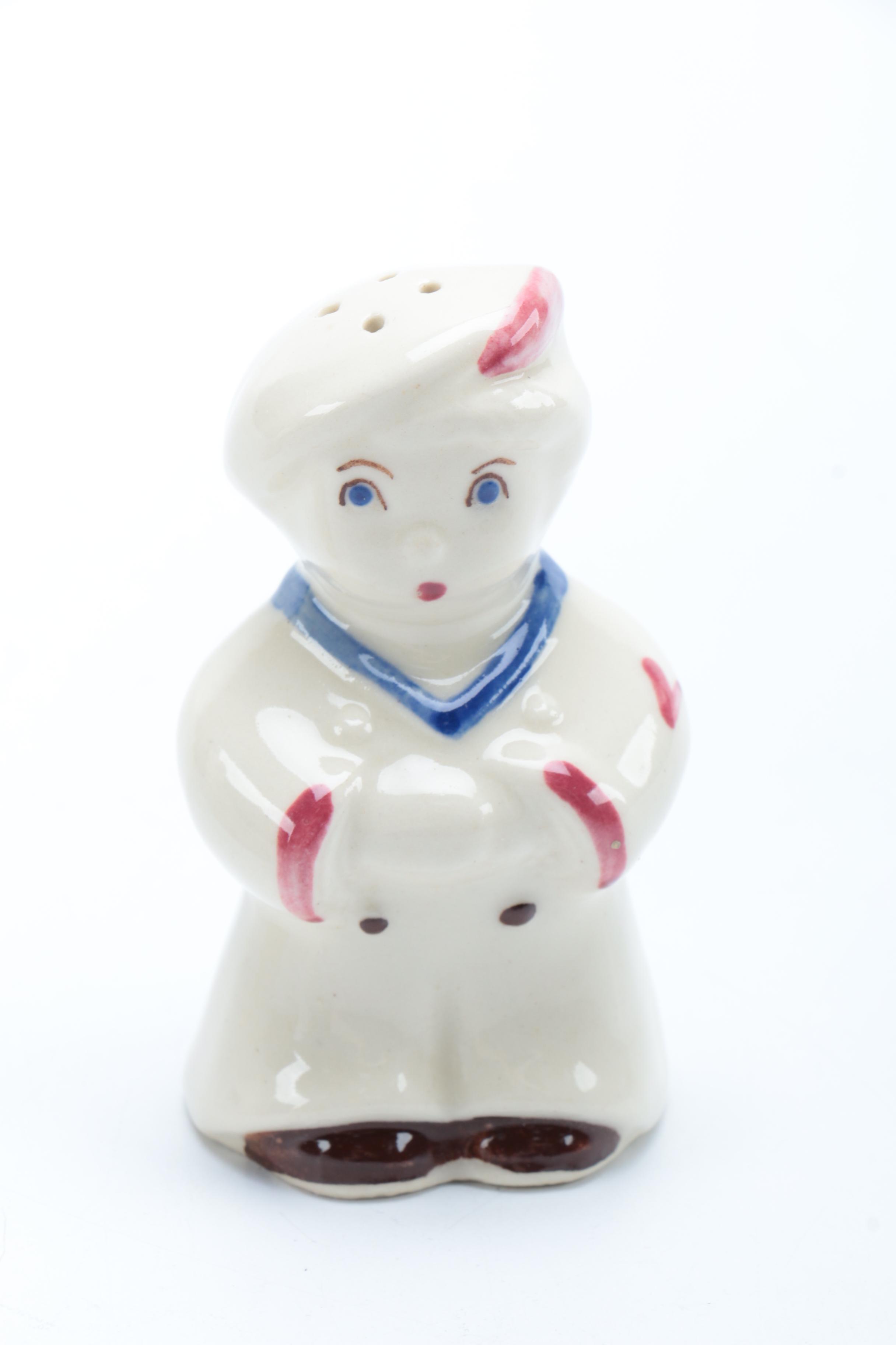 Figural Salt and Pepper Shakers