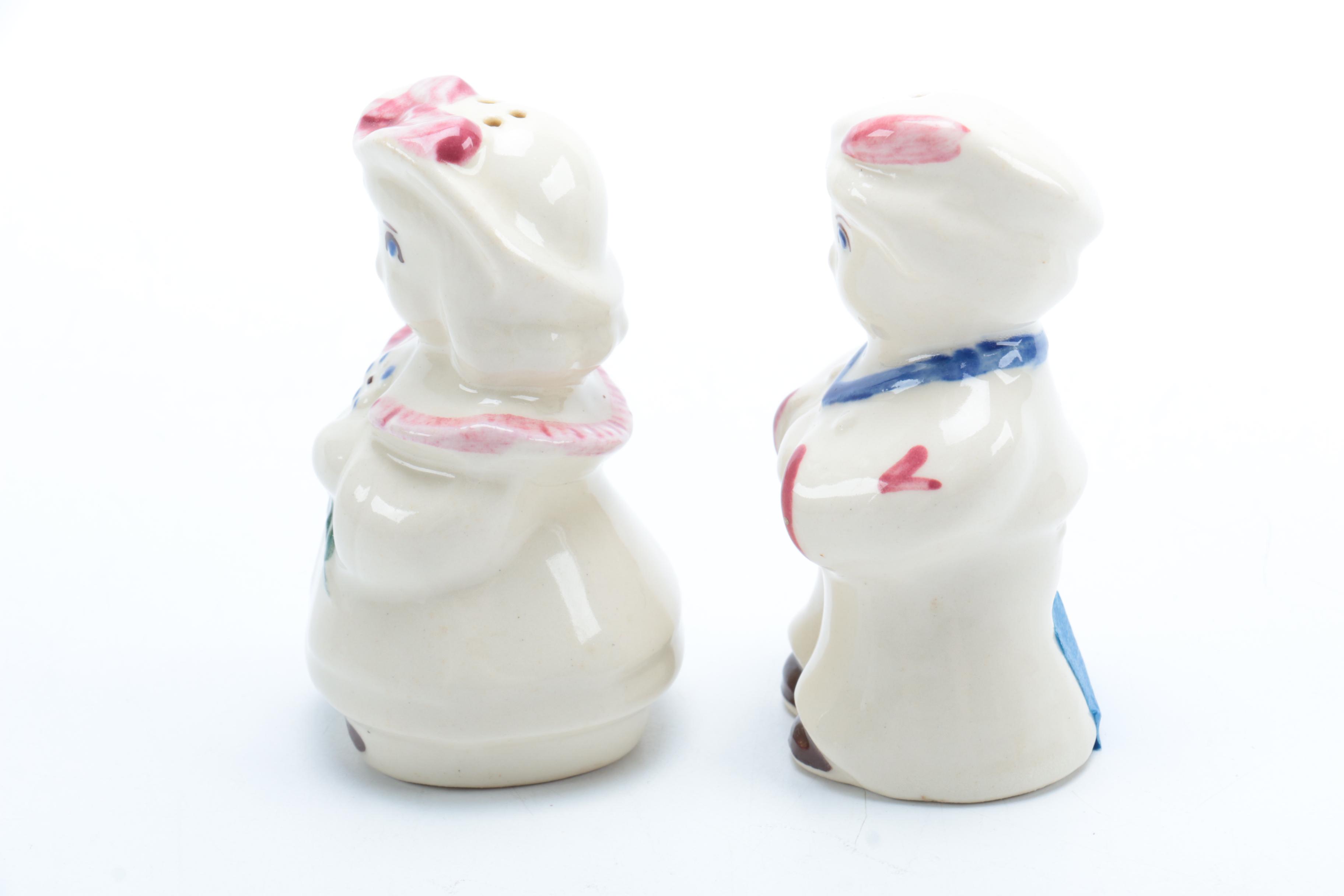 Figural Salt and Pepper Shakers