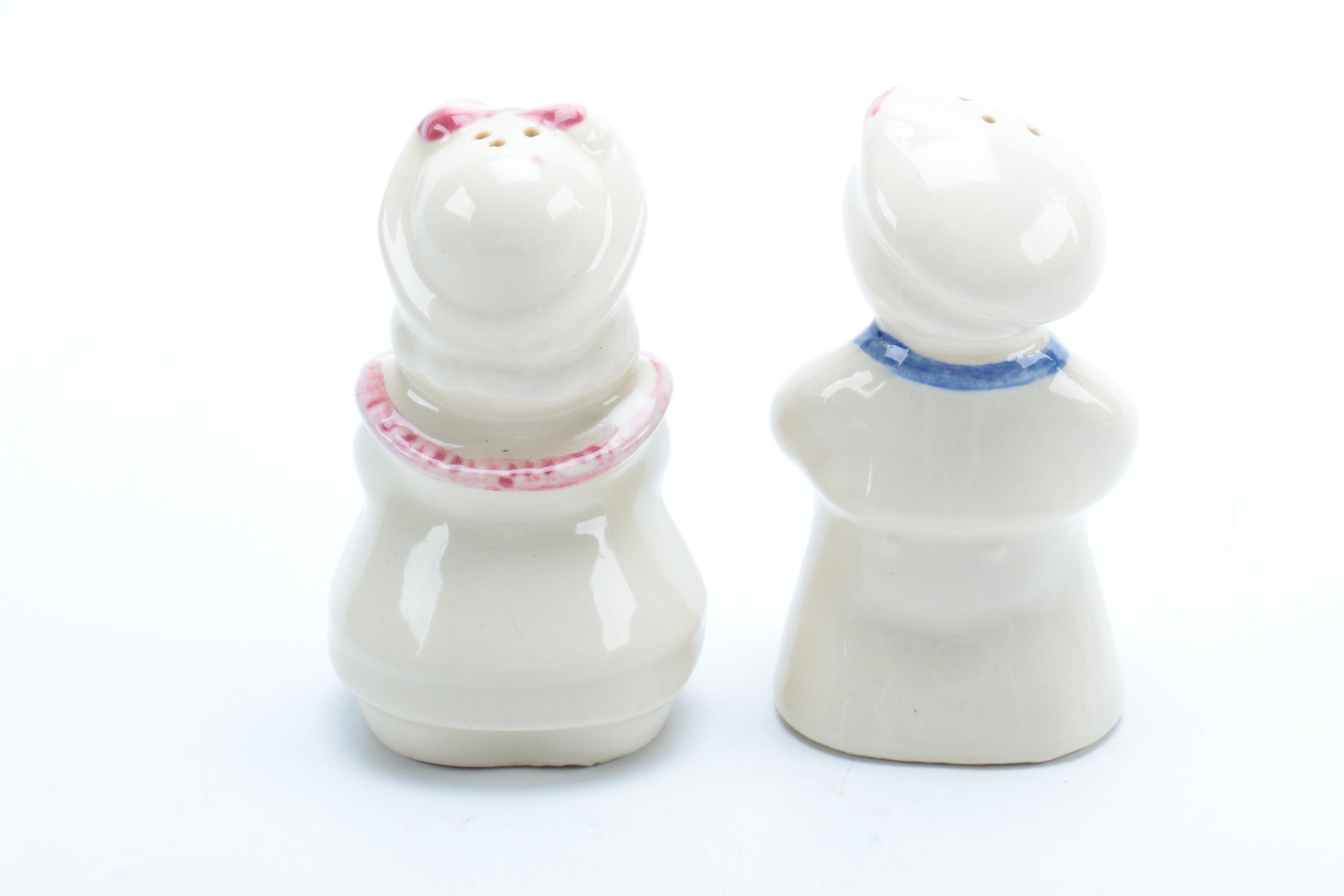 Figural Salt and Pepper Shakers
