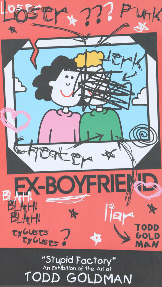 After Todd Goldman Offset Lithograph Exhibition Poster on Paper