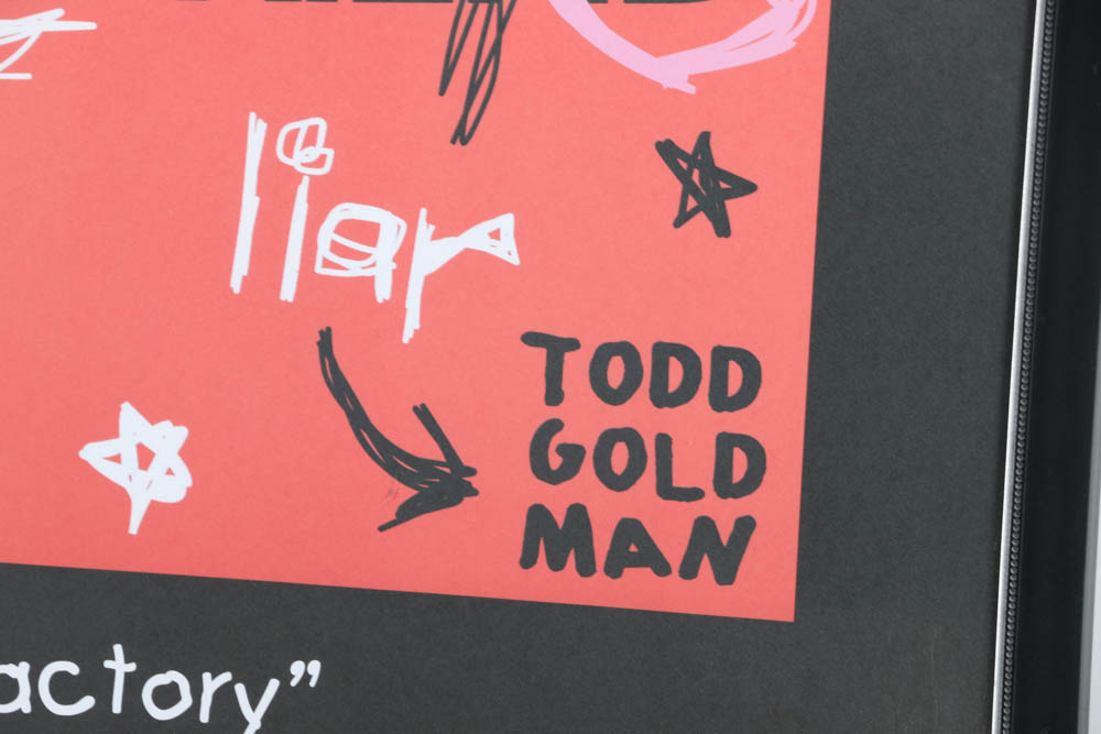 After Todd Goldman Offset Lithograph Exhibition Poster on Paper