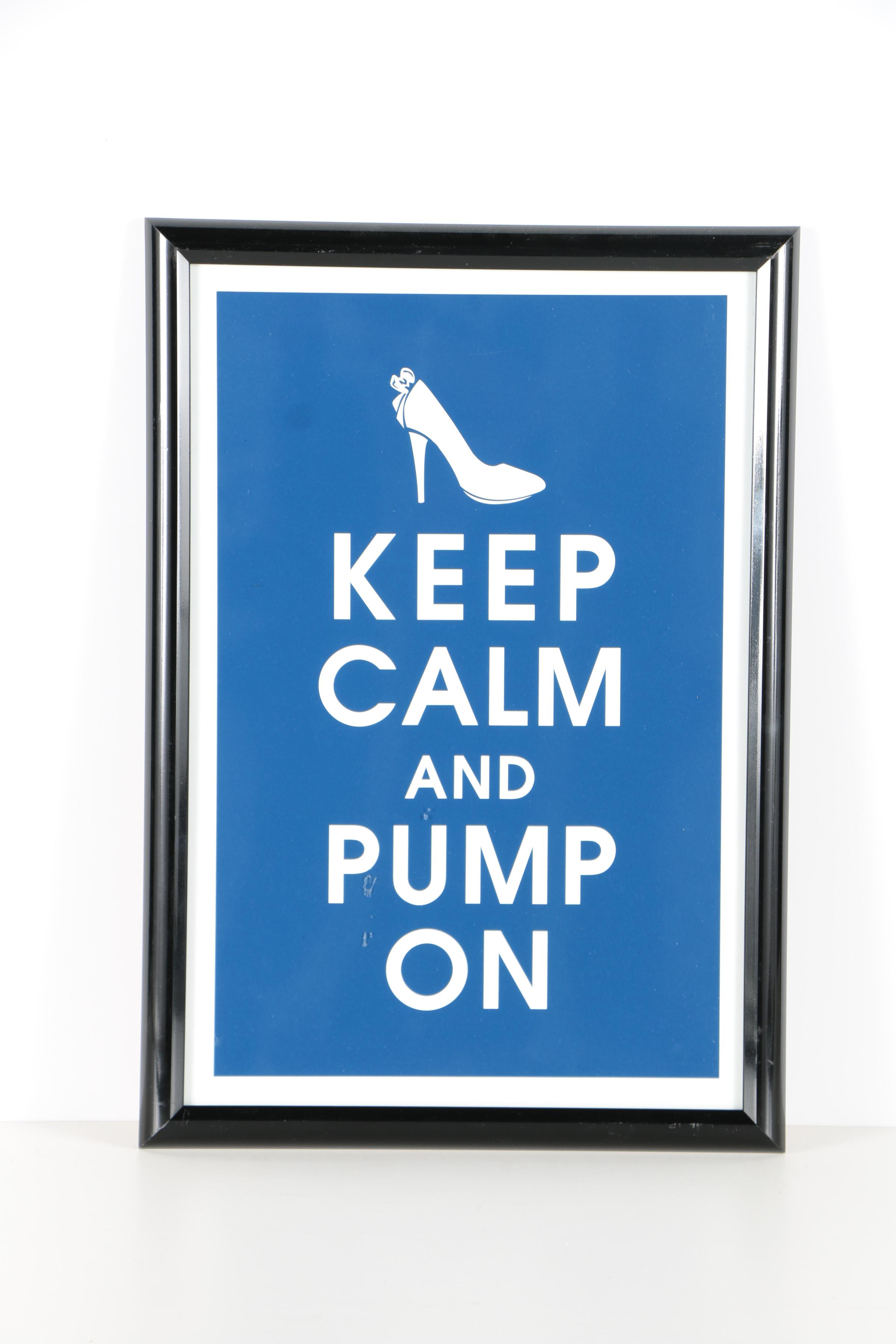 Framed "Keep Calm" Posters