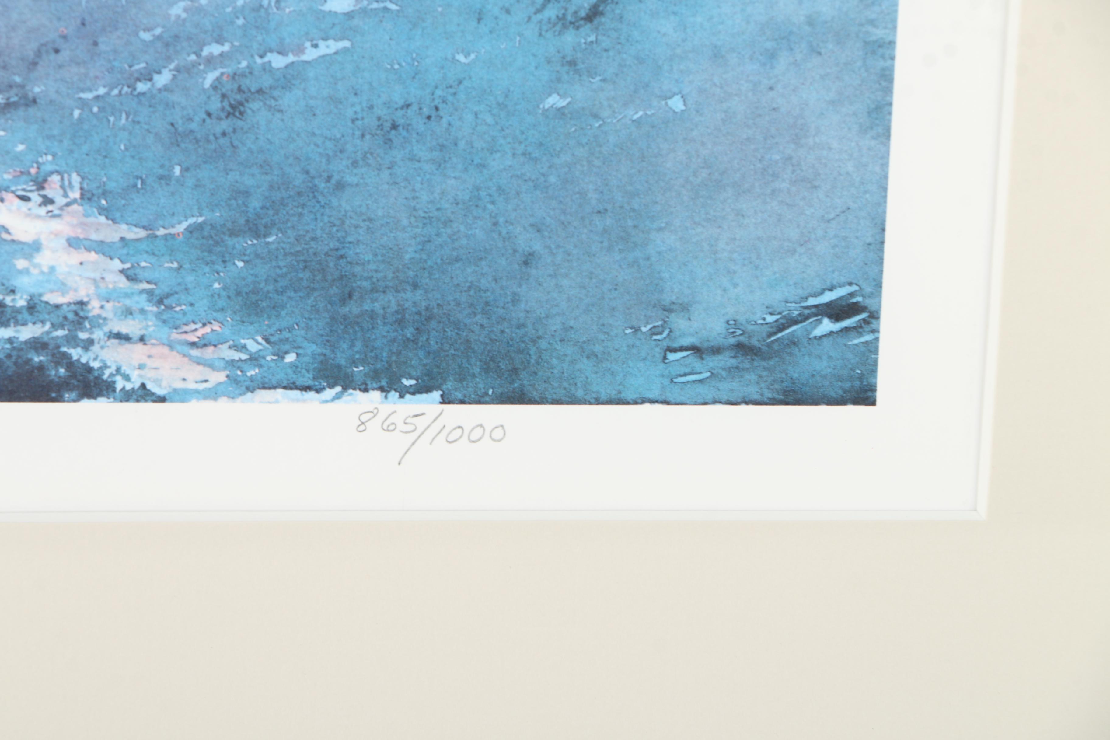 Michael Sloan Limited Edition Offset Lithograph "Sunrise Solitude"