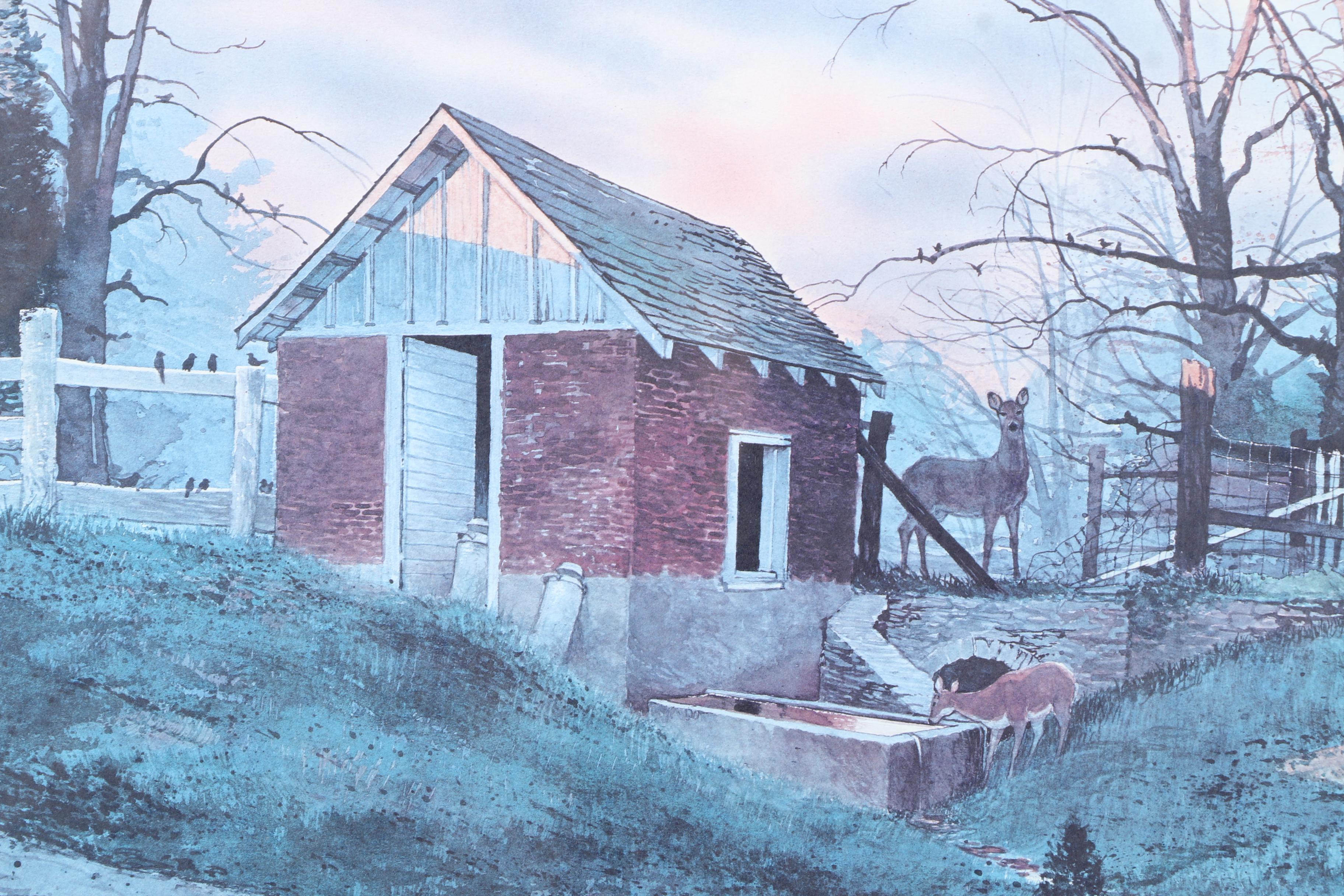 Michael Sloan Limited Edition Offset Lithograph "Sunrise Solitude"