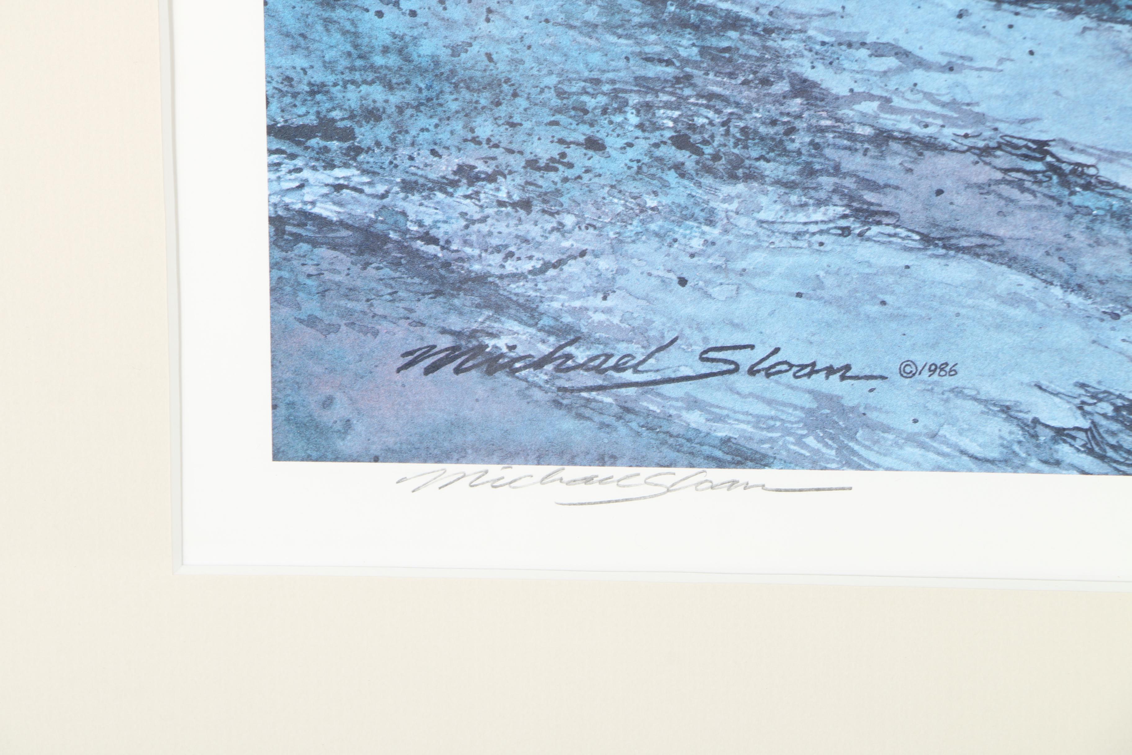 Michael Sloan Limited Edition Offset Lithograph "Sunrise Solitude"