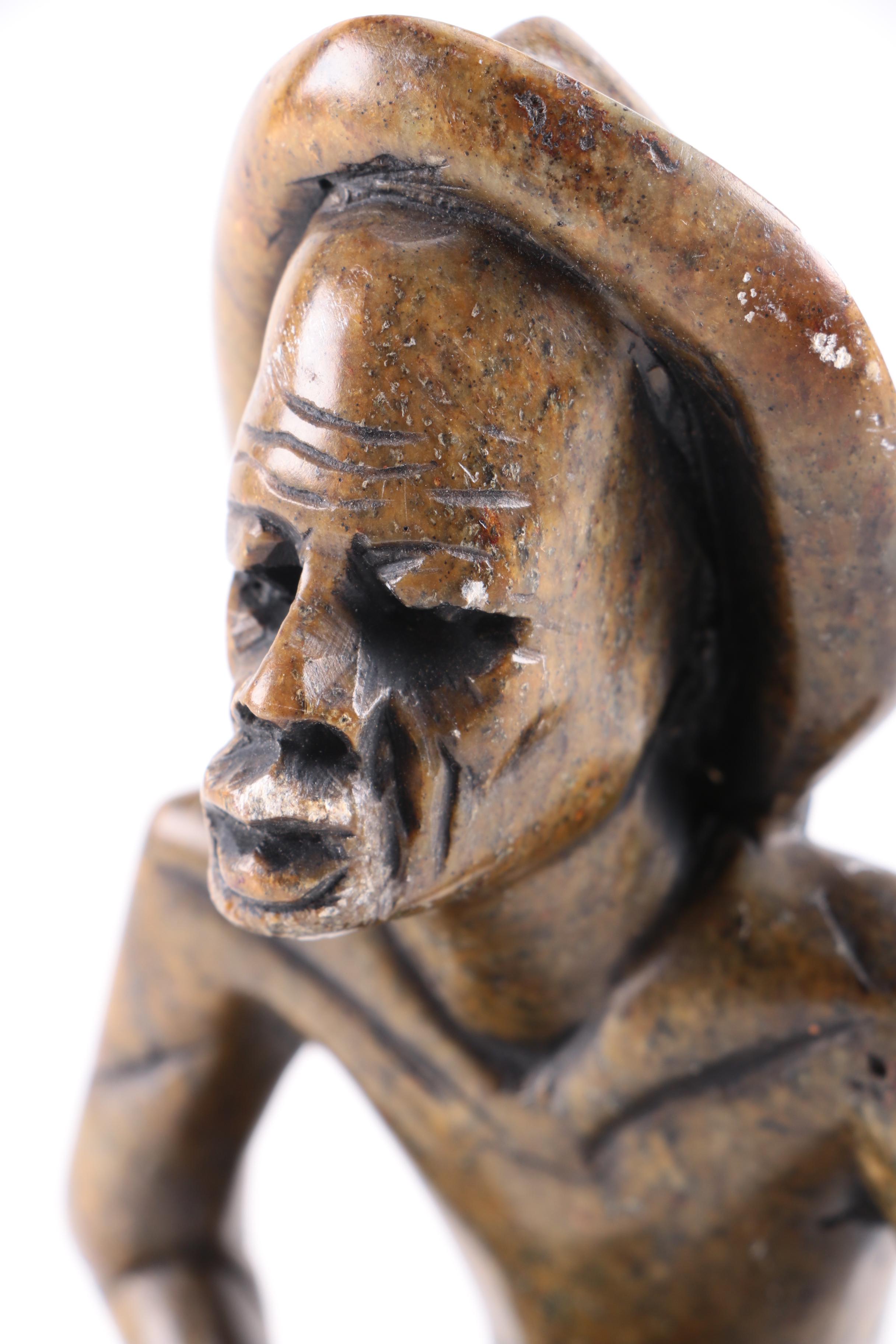 Pair of Soapstone Figurines