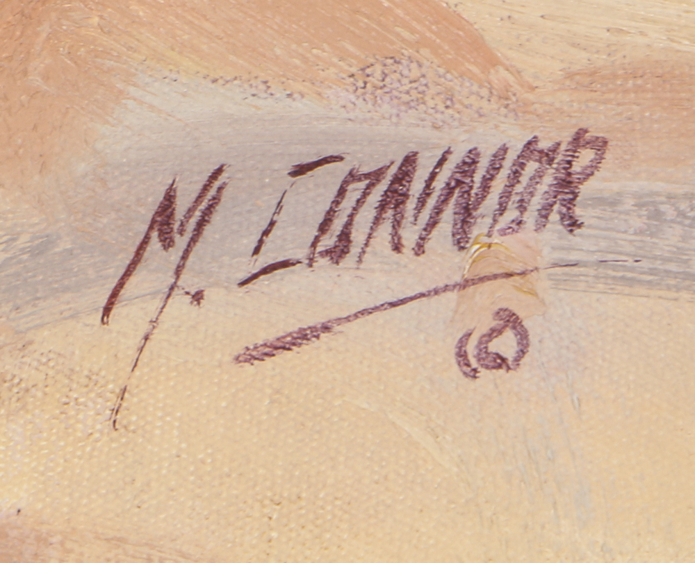 Mae Connor Oil Painting on Canvas Forest Landscape