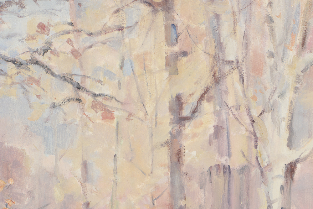 Mae Connor Oil Painting on Canvas Forest Landscape