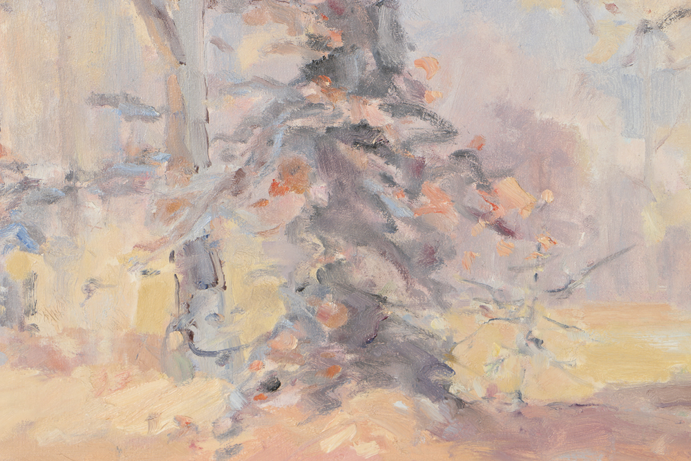 Mae Connor Oil Painting on Canvas Forest Landscape