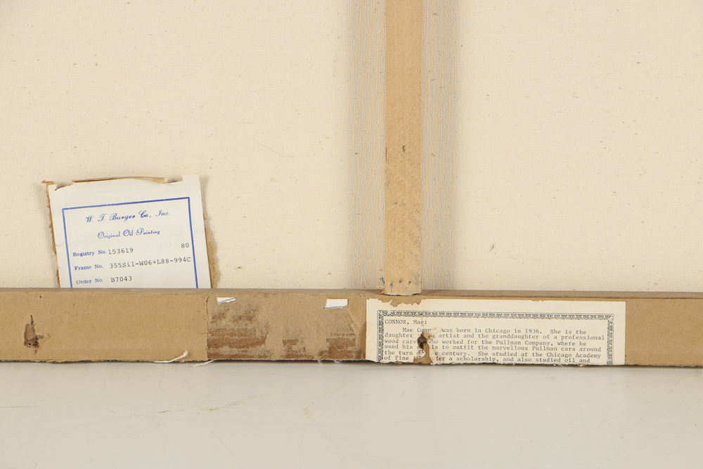 Mae Connor Oil Painting on Canvas Forest Landscape