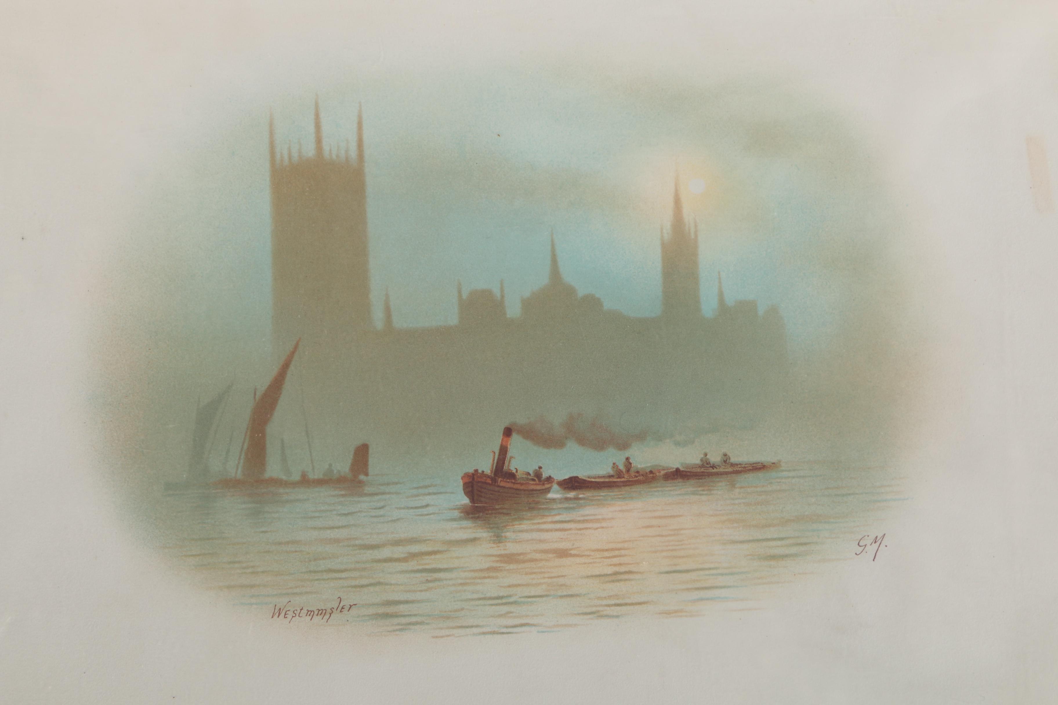 Collection of London-Themed Etchings, Photogravures, and Lithographs On Paper
