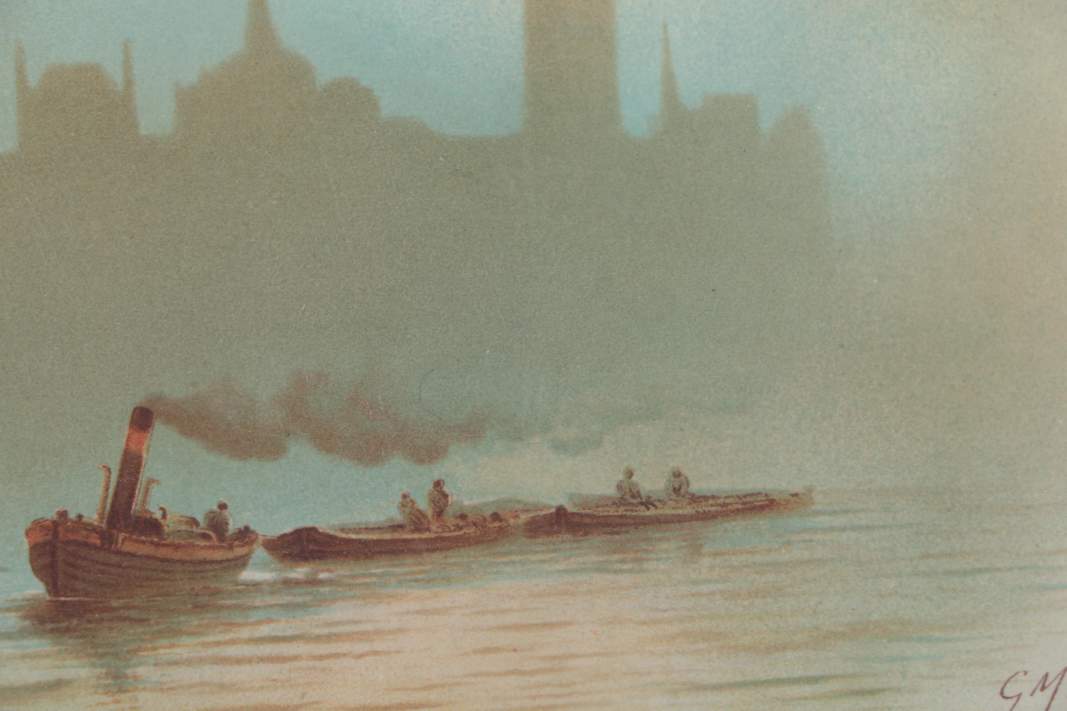 Collection of London-Themed Etchings, Photogravures, and Lithographs On Paper