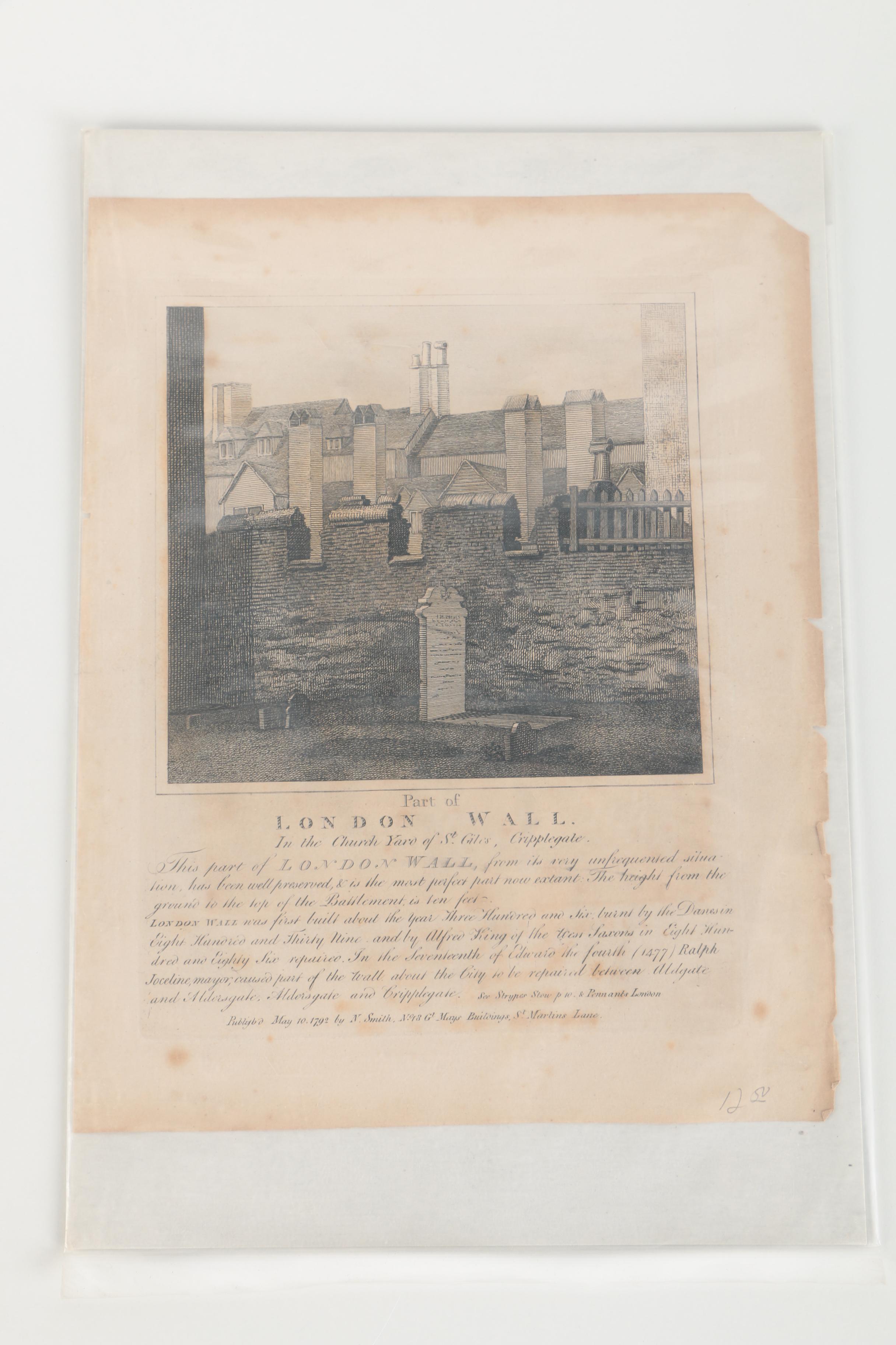 Collection of London-Themed Etchings, Photogravures, and Lithographs On Paper