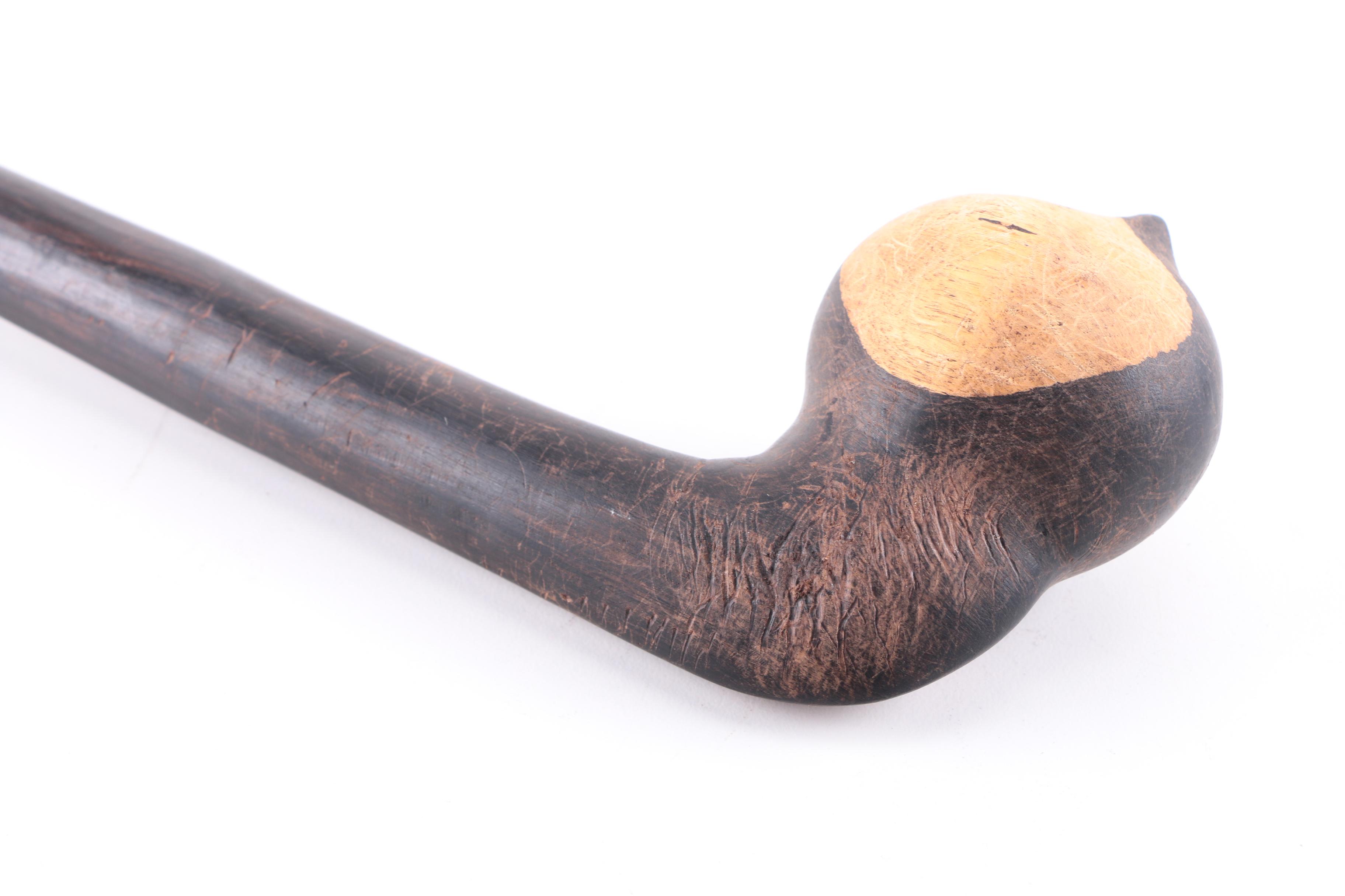 Double Handle Vase and Wooden Decor