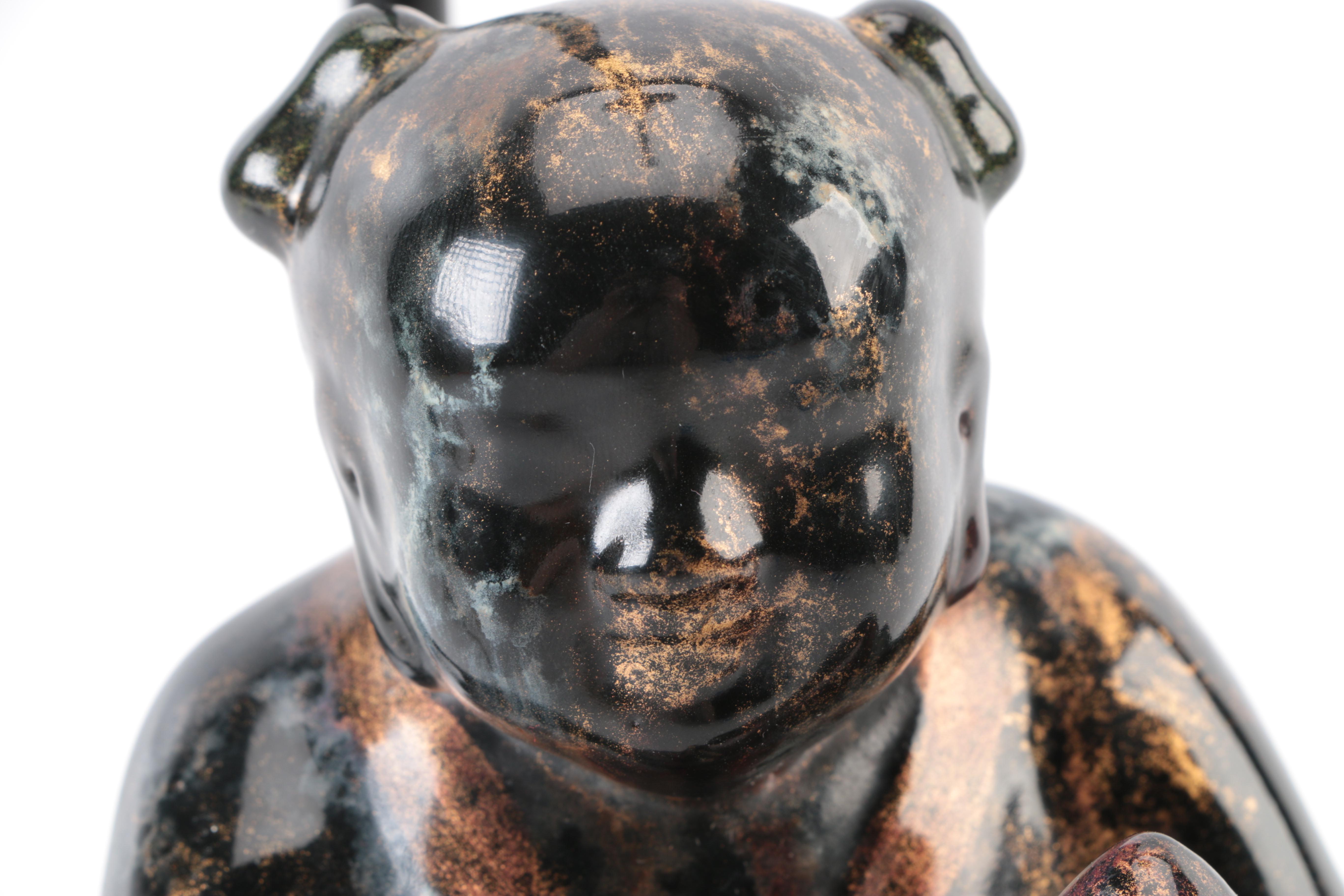 Chinese Inspired Figure Ceramic Lamp