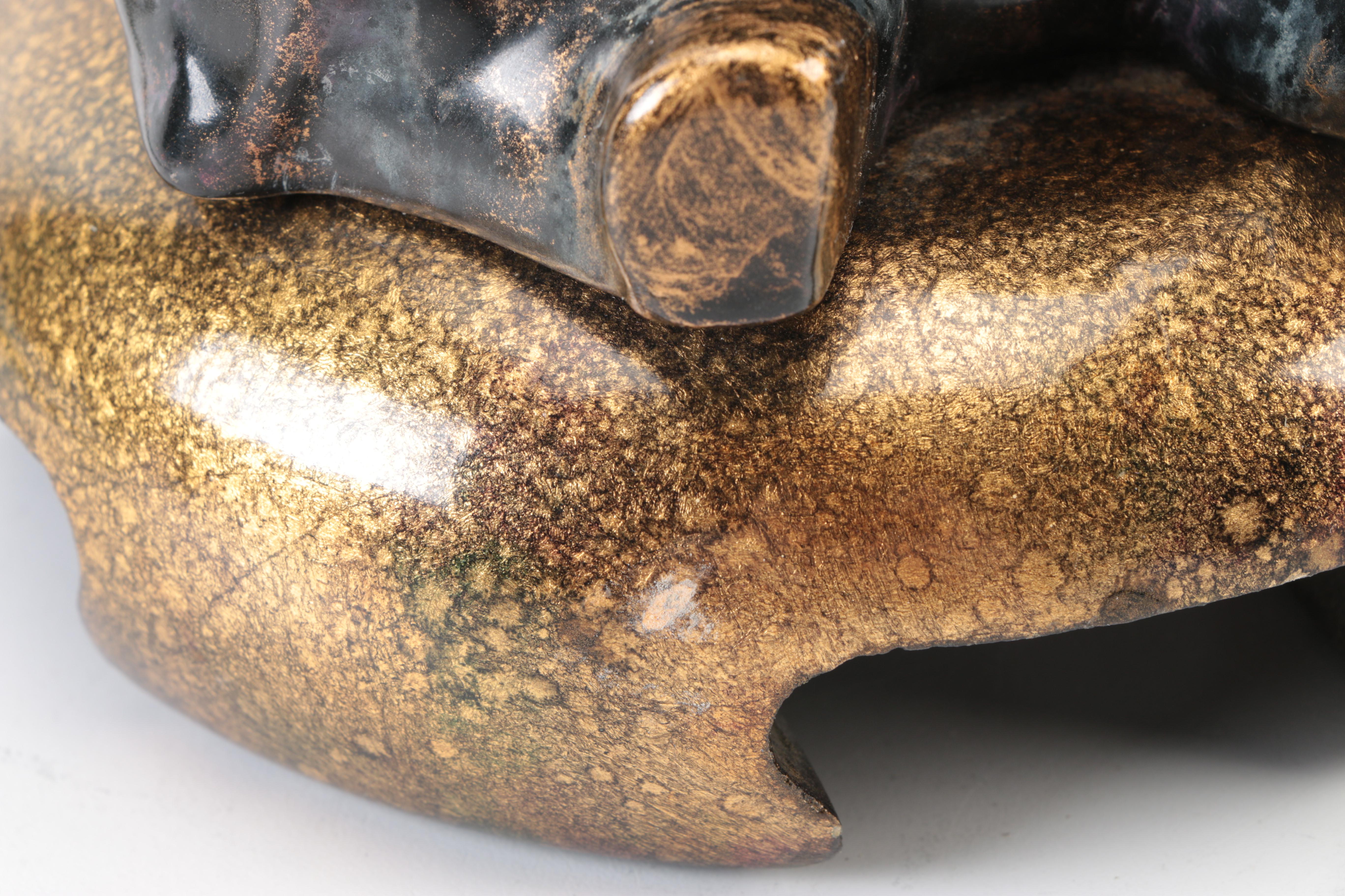 Chinese Inspired Figure Ceramic Lamp